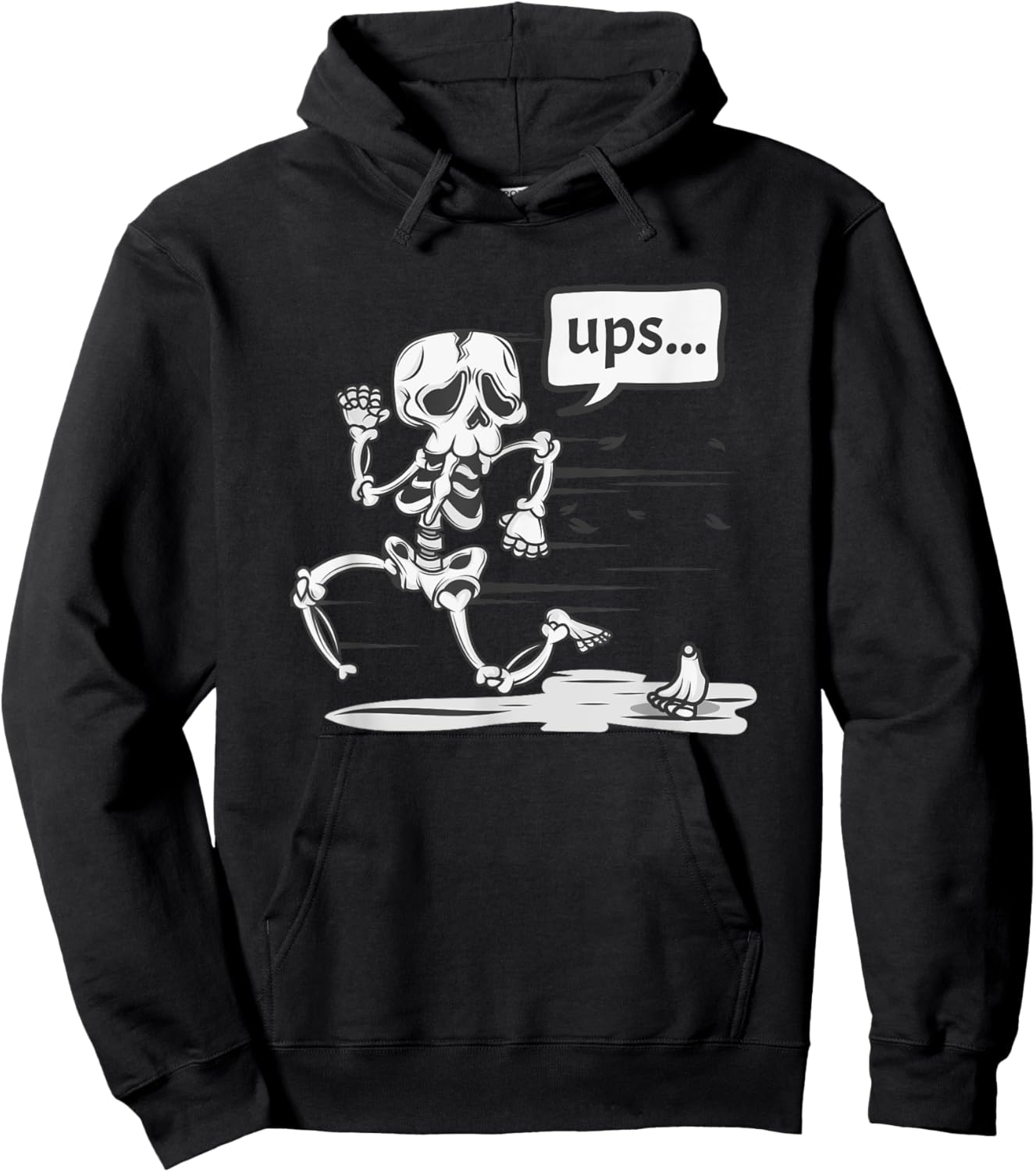 Funny Broken Bone Foot Skeleton Surgery Gift Men Women Kids Hoodie - Hoodie | Black
