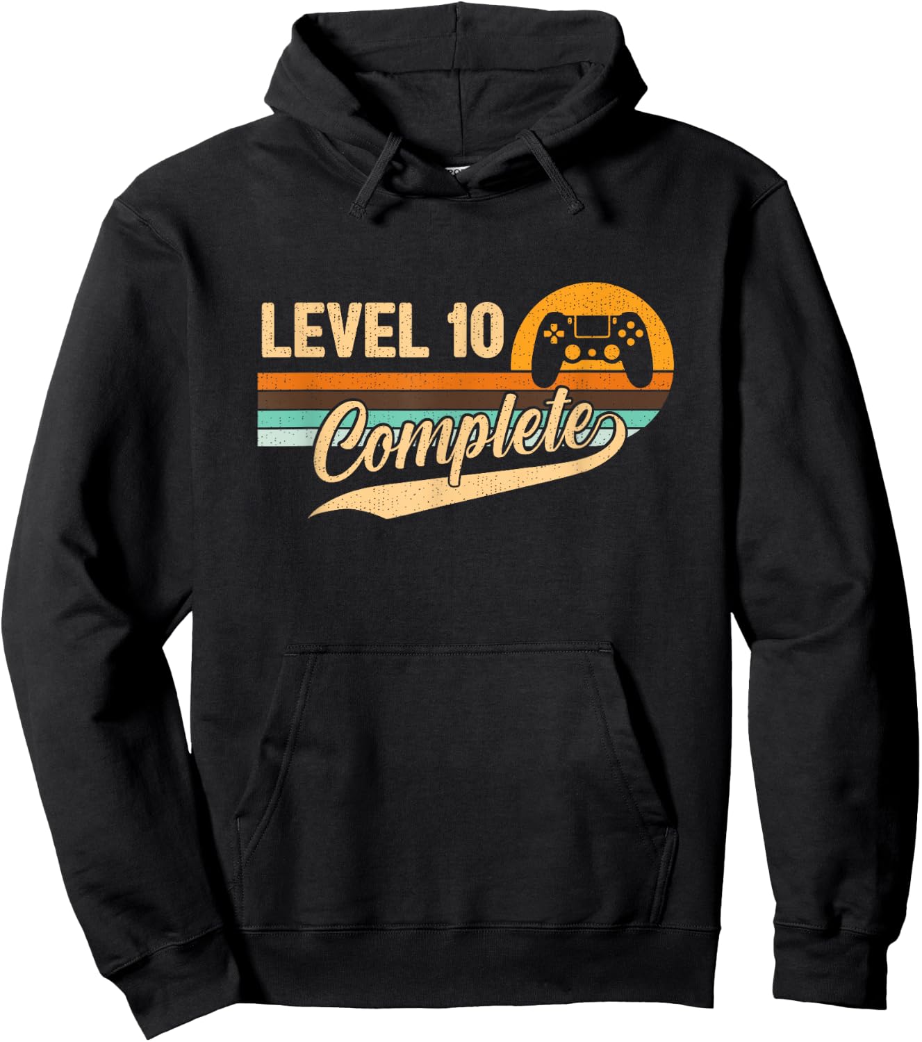 10th Wedding Anniversary 10 Year Him & Her Level 10 Complete Hoodie - Hoodie | Black