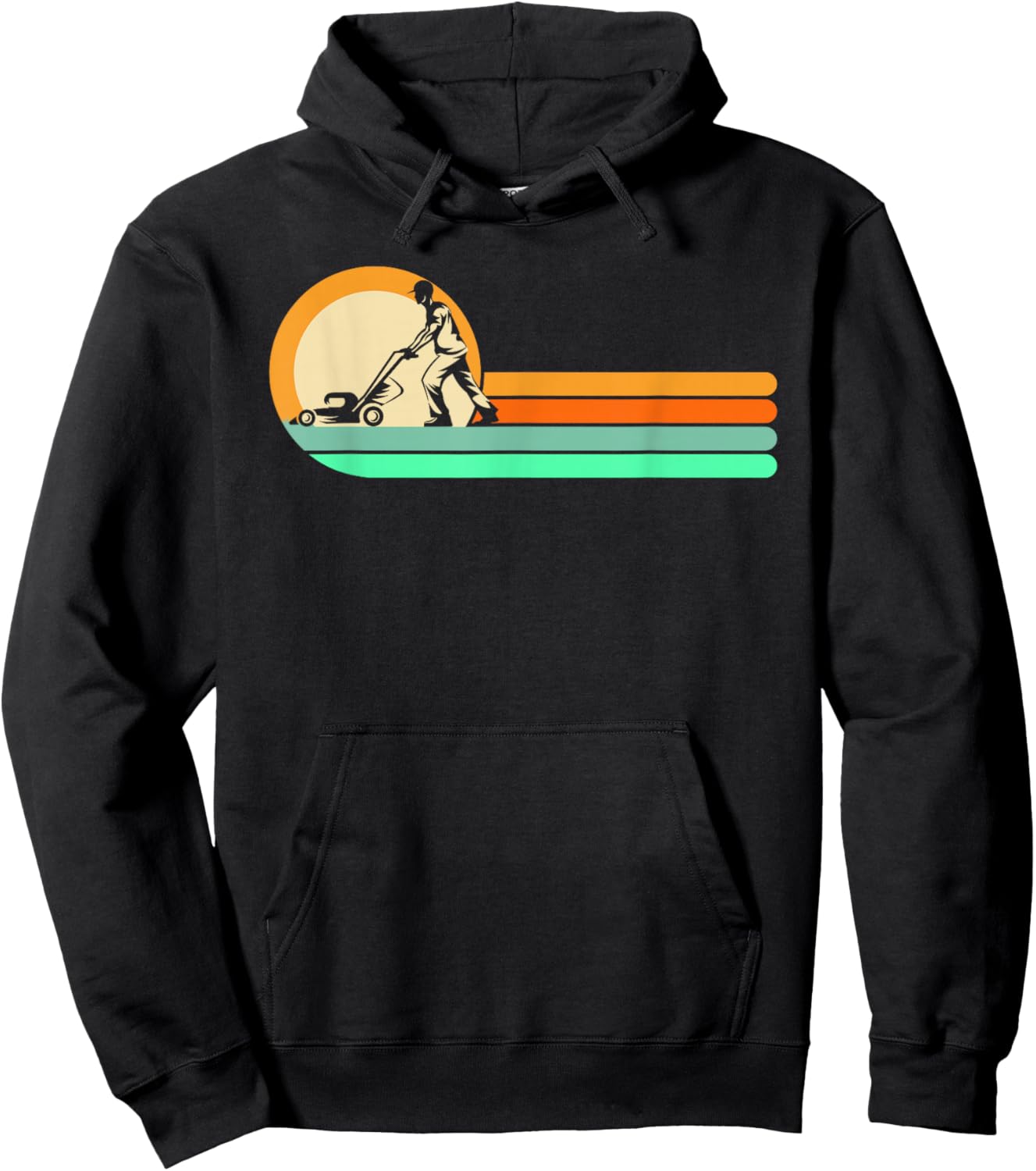 Funny Lawn Mowing - Lawn Mower Shirt Hoodie - Hoodie | Black
