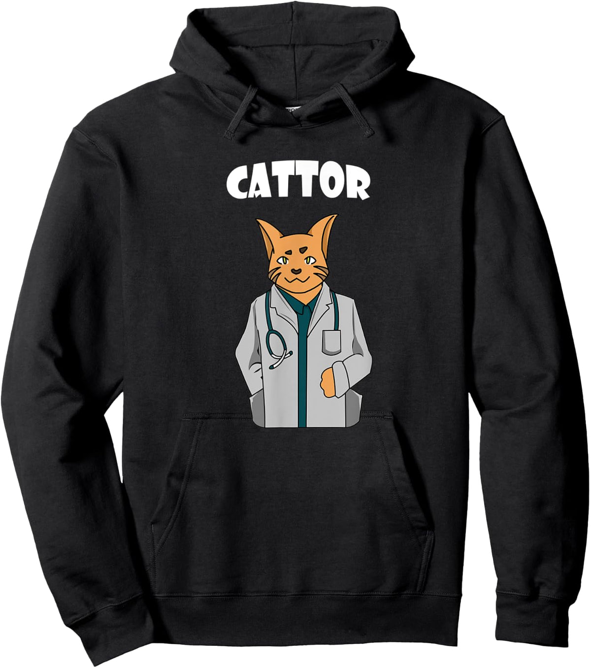Cat Doctor Profession Cool Medical Animal Lovers Gift Women Hoodie - Hoodie | Black