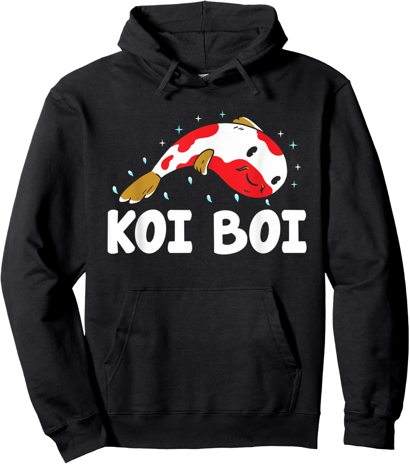 Koi Boi Fish - Koi Fish Breeding Koi Japanese Koi Fishing Hoodie - Hoodie | Black