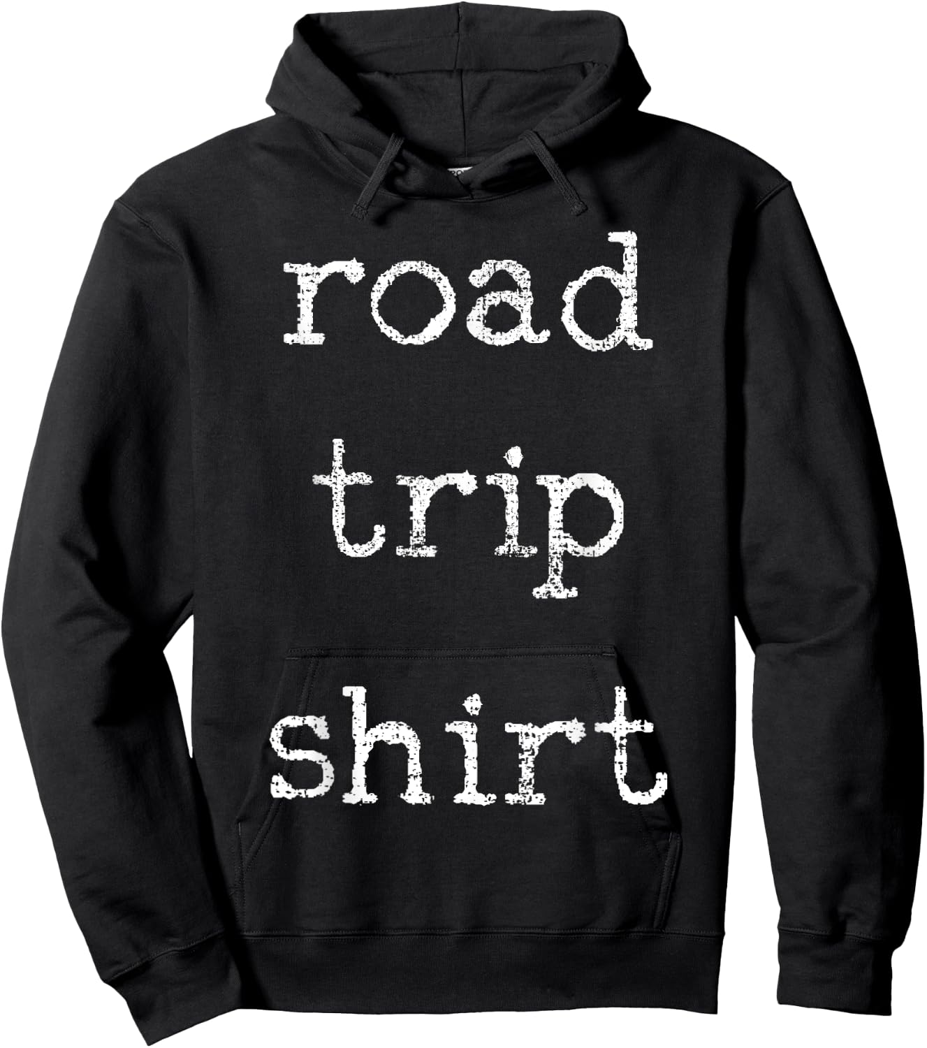 Road Trip Shirt Outdoor Adventure Travel Vintage Hoodie - Hoodie | Black