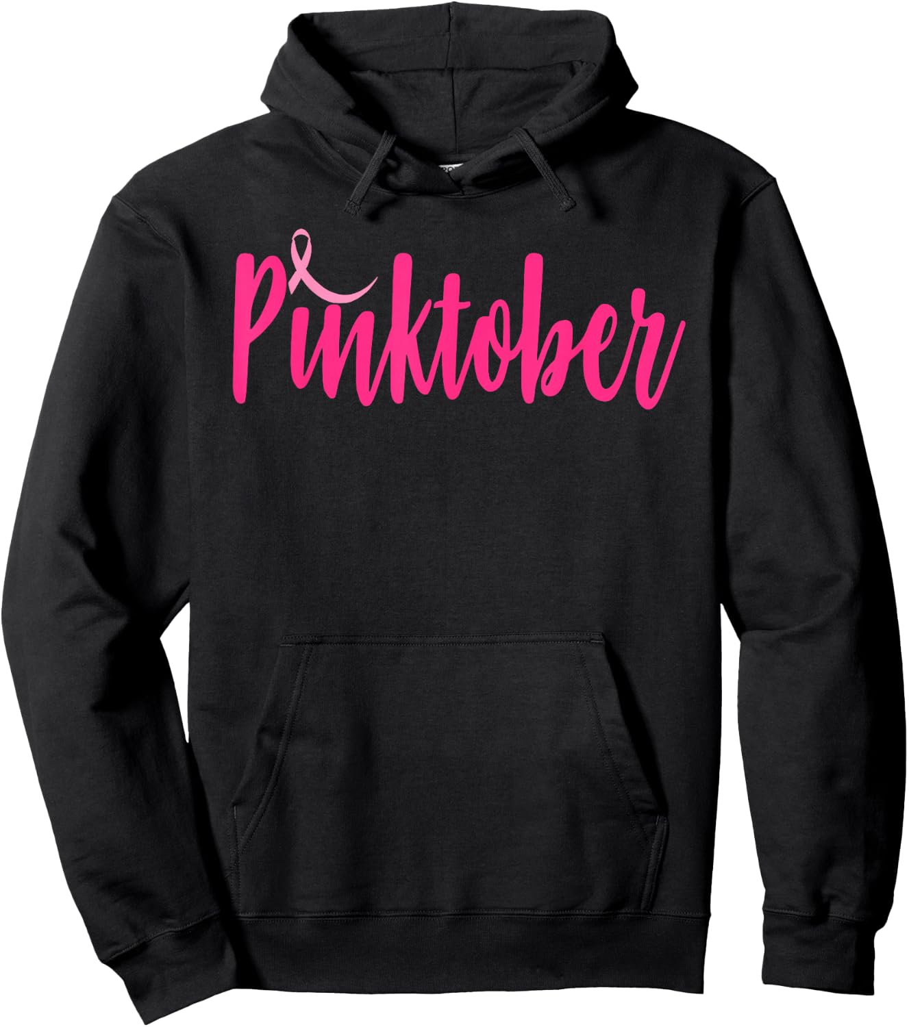 Pinktober Breast Cancer Awareness Cure inspire ladies Hoodie - Hoodie | Black