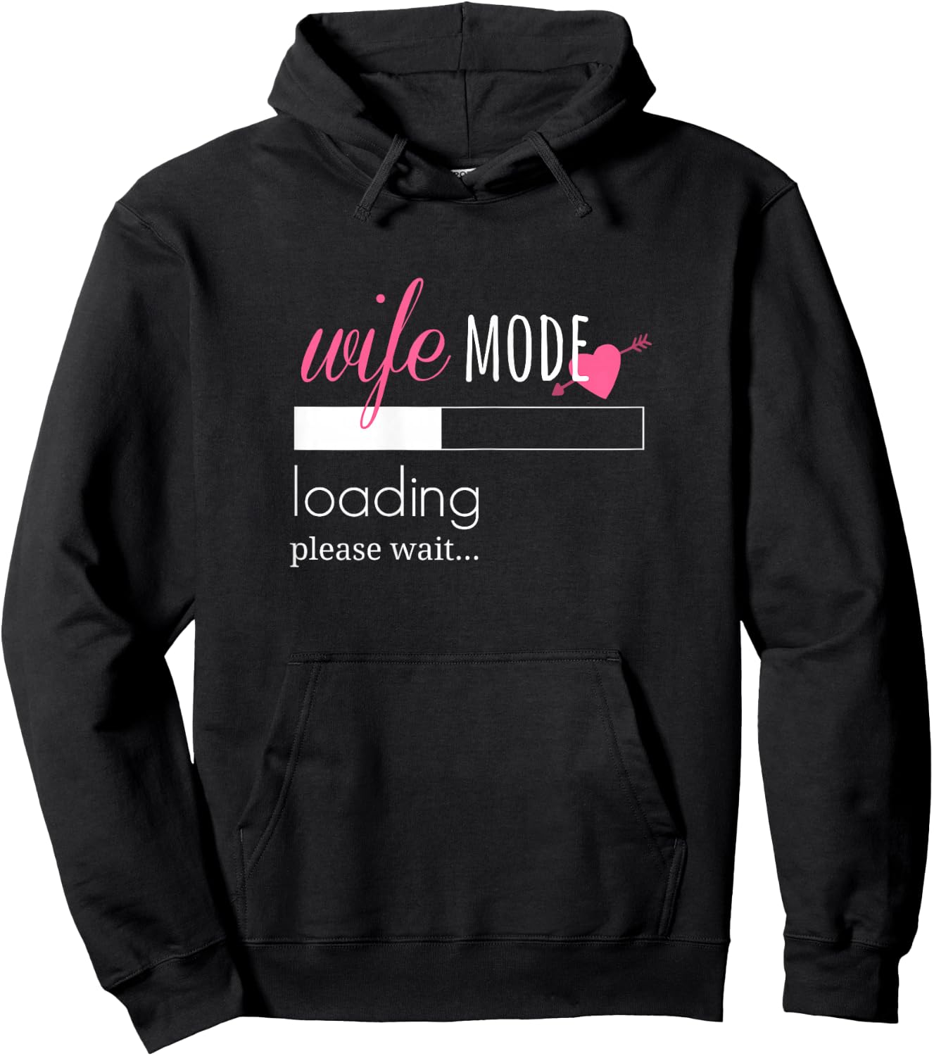 Wife Mode Loading - Engaged Fiancee Bride Gift Hoodie - Hoodie | Black
