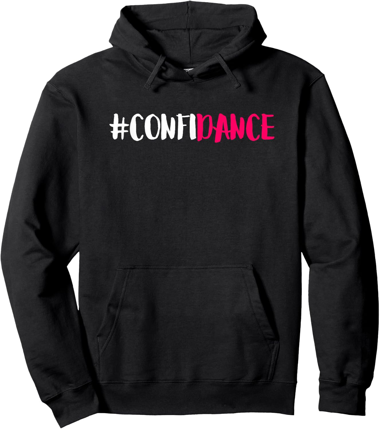 Confidance - Cute Dance Graphic and Dance Design for Dancers Hoodie - Hoodie | Black