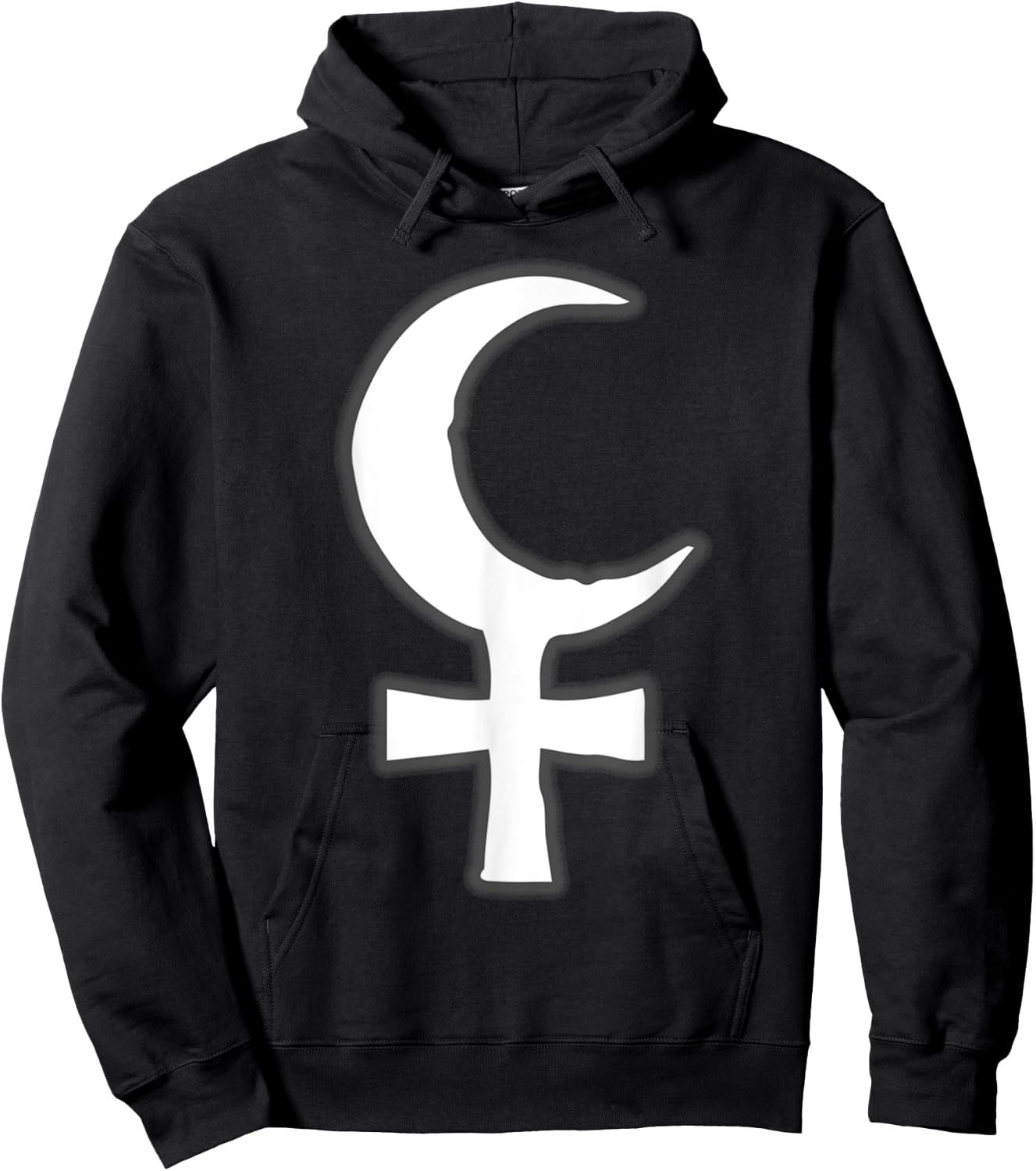 Lilith Cross Moon Devil Gothic Samael Witchcraft Occult Hoodie - Hoodie | Black