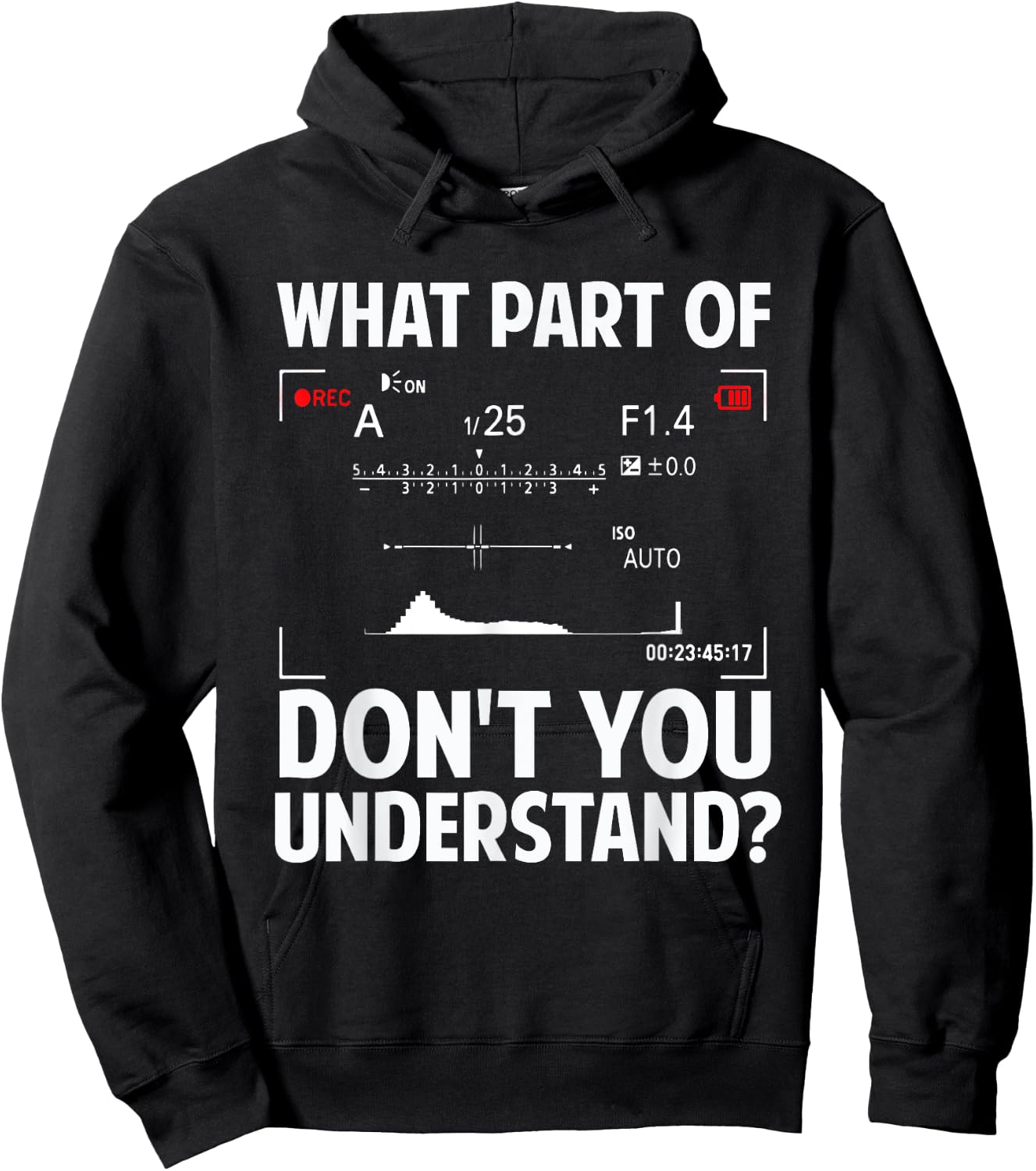 Funny Photography Design Men Women Photographer Instructors Hoodie - Hoodie | Black