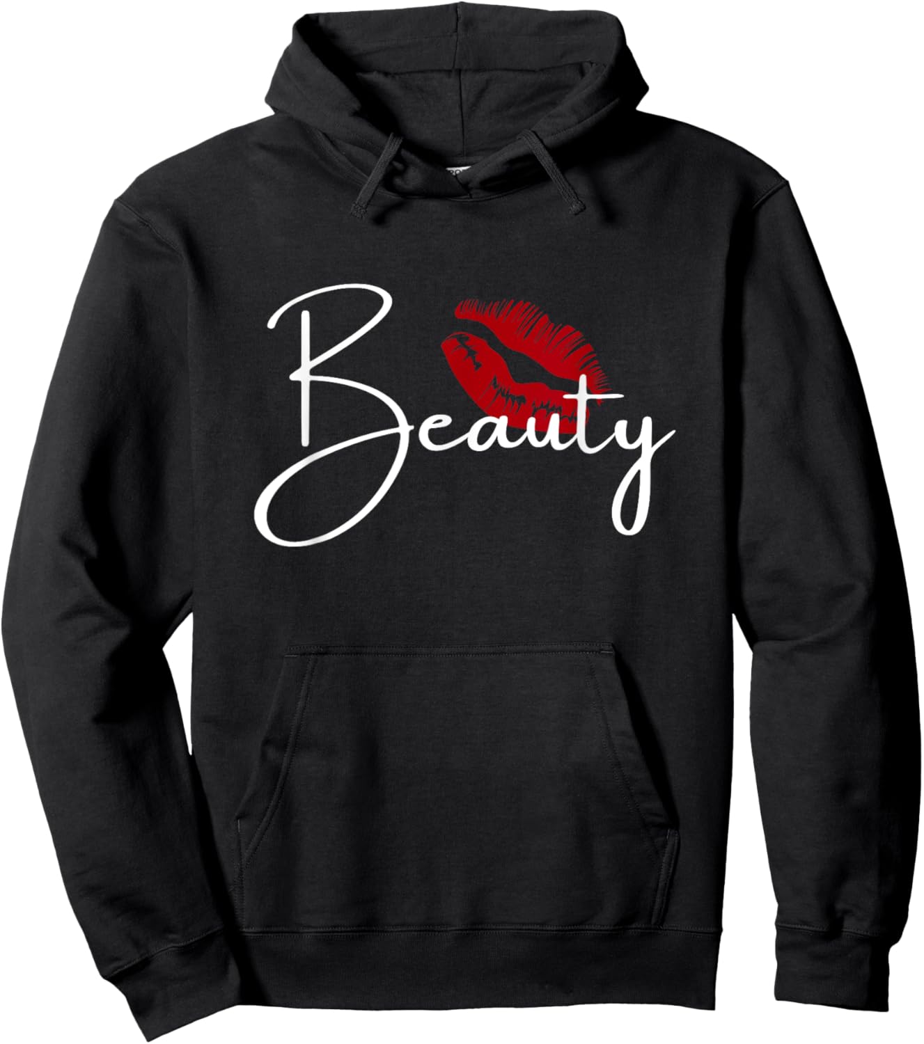 Beauty Matching Couple Outfit Gift Hoodie - Hoodie | Black