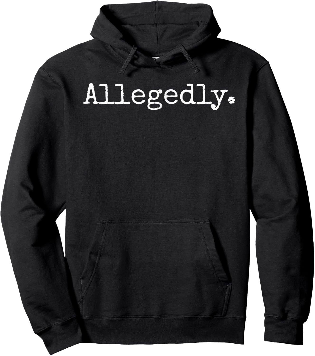 Allegedly Funny Attorney Funny Lawyer Hoodie - Hoodie | Black