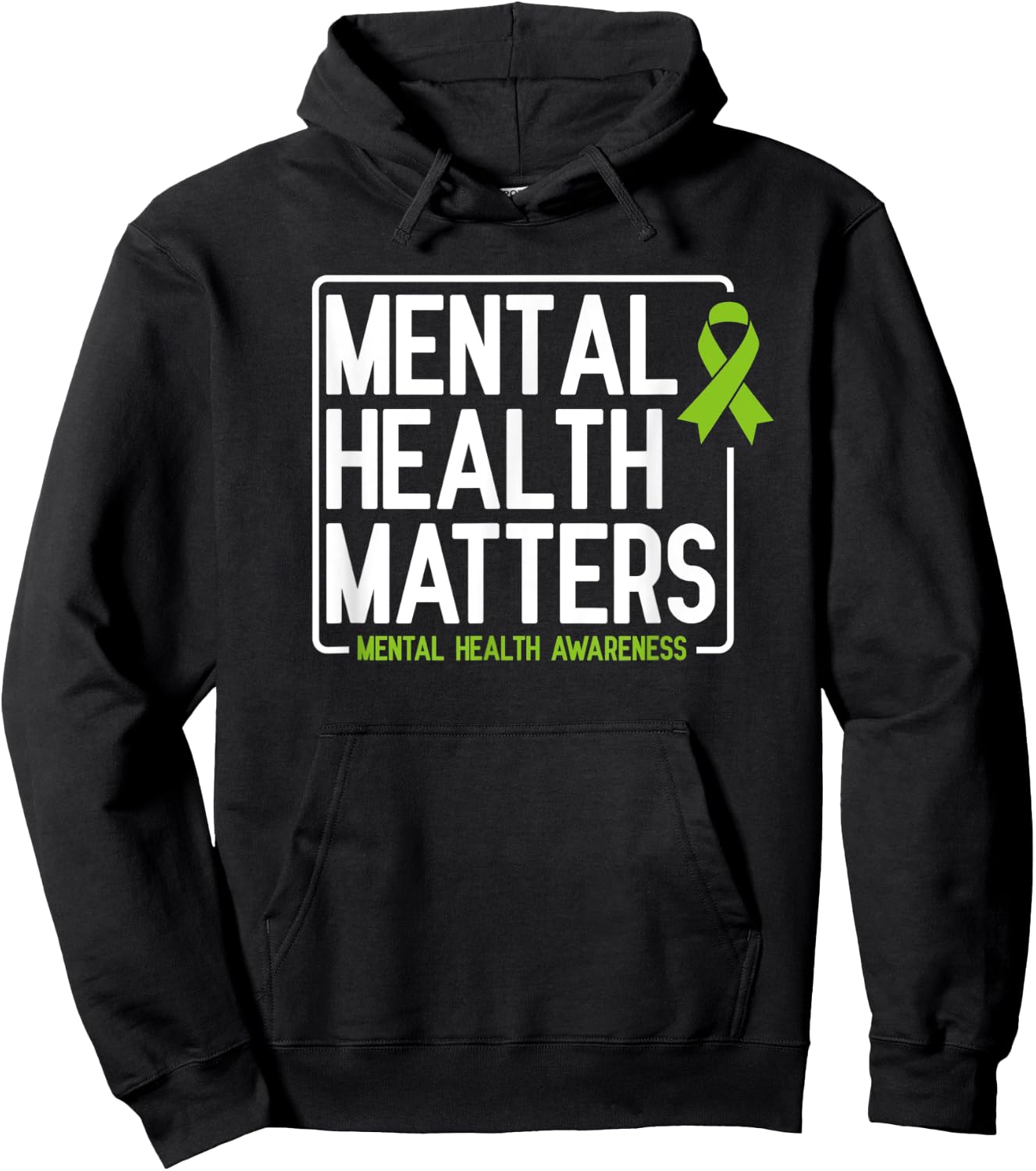 Mental Health Matters Men Women Kids Mental Health Awareness Hoodie - Hoodie | Black