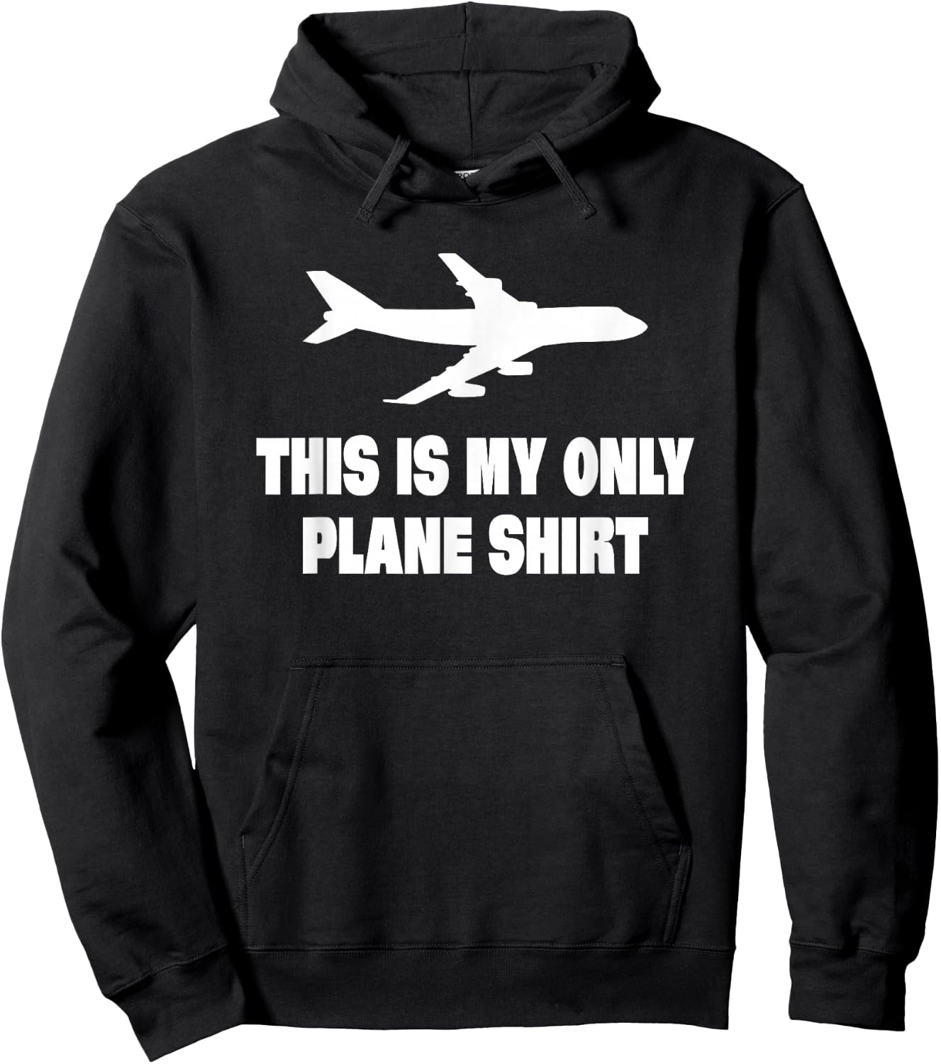 This Is My Only Plane Shirt Airplane Hoodie - Hoodie | Black