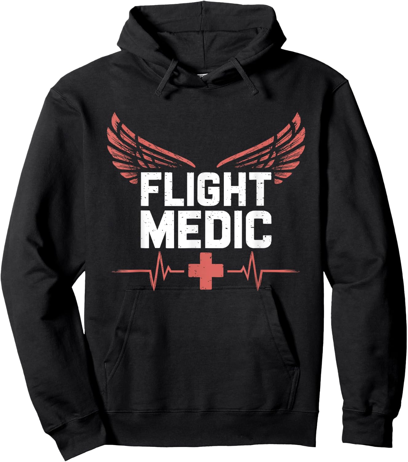 Flight Medic, Helicopter Nurse Response EMT Paramedic Hoodie - Hoodie | Black