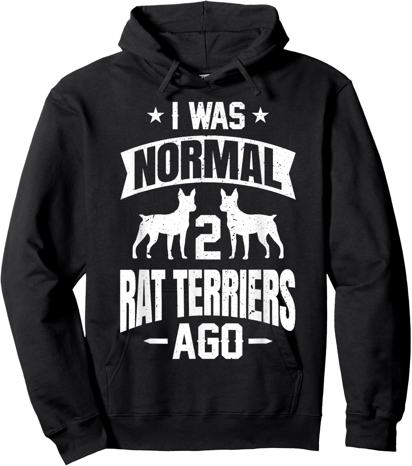 Funny Rat Terrier Rat Terrier Lover Gifts Hoodie - Hoodie | Black