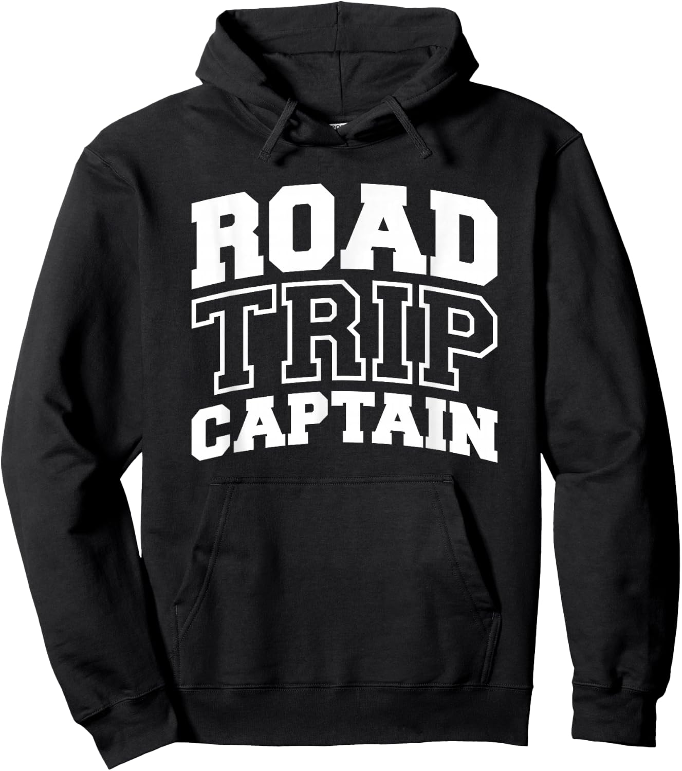 Road Trip Captain Camper Motorhome Trailer Camping Hoodie - Hoodie | Black
