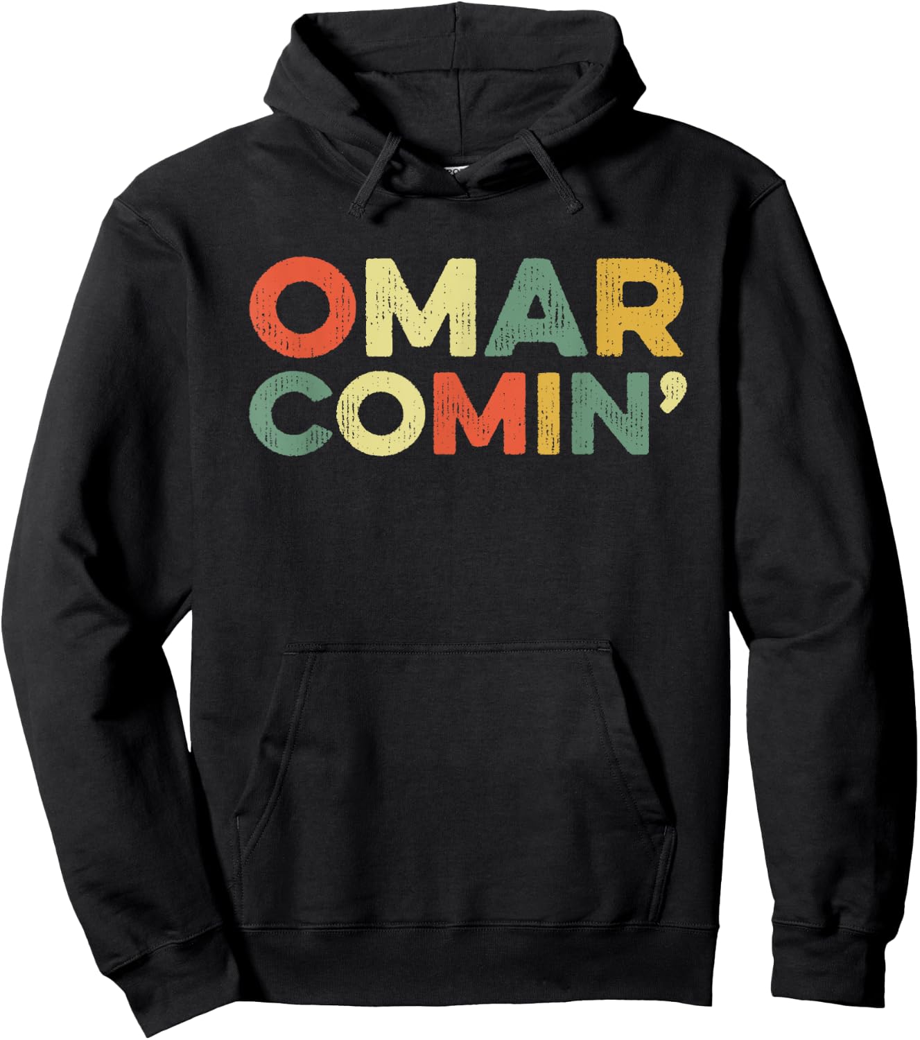Omar Comin Wire Funny Meme Trending Popular Culture Slang Hoodie - Hoodie | Black