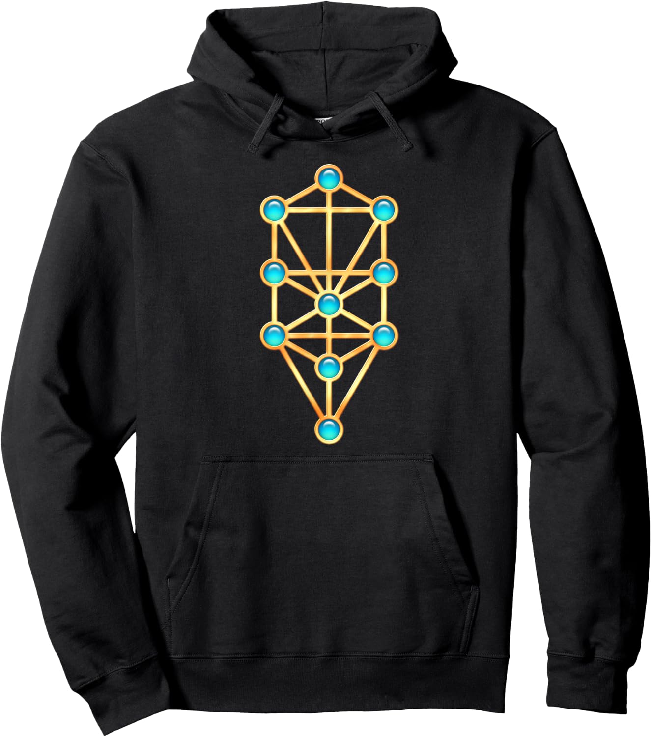 Tree of Life Sephiroth Mysticism Magic Esotericism Kabbalah Hoodie - Hoodie | Black