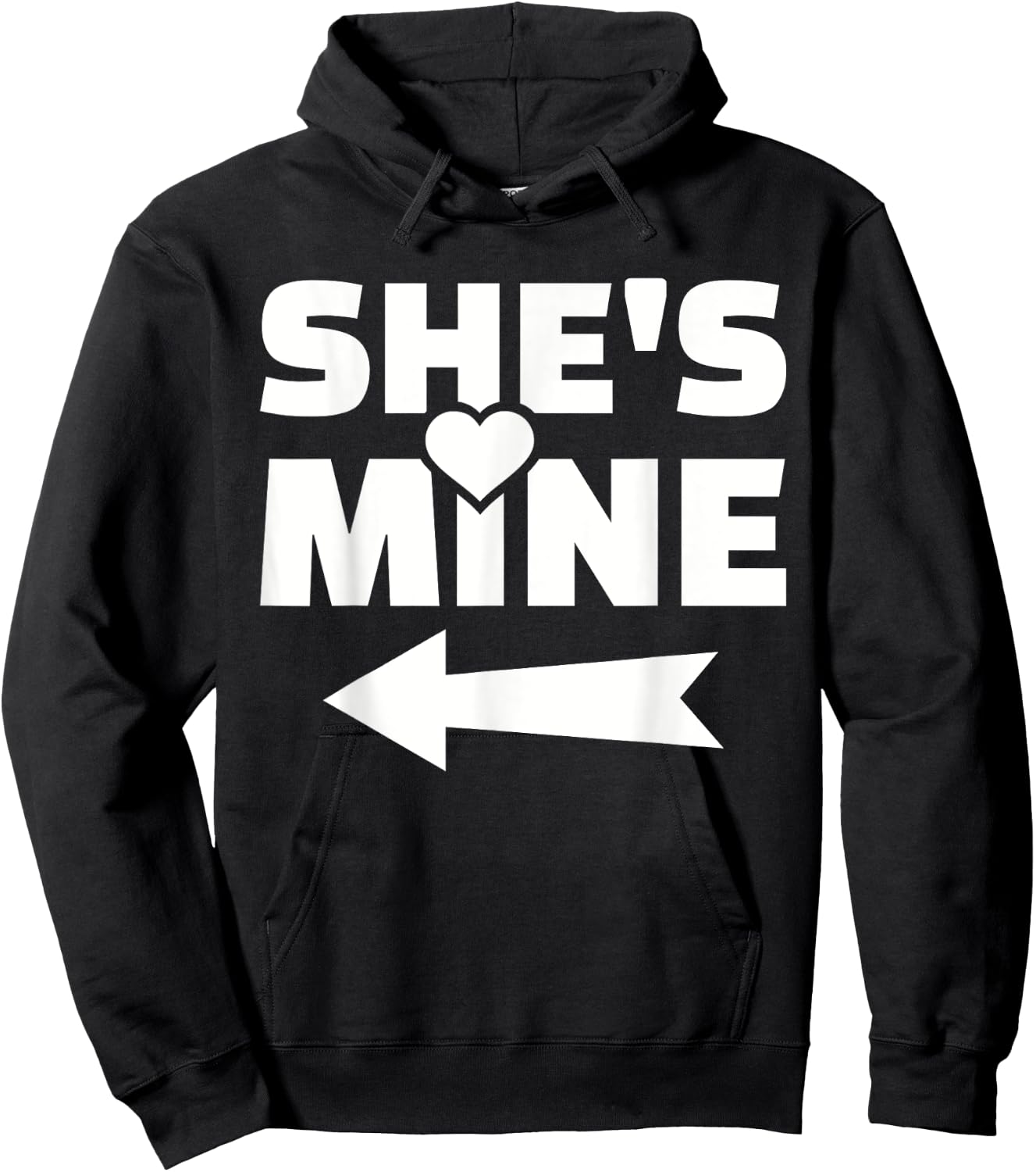 She's mine Hoodie - Hoodie | Black