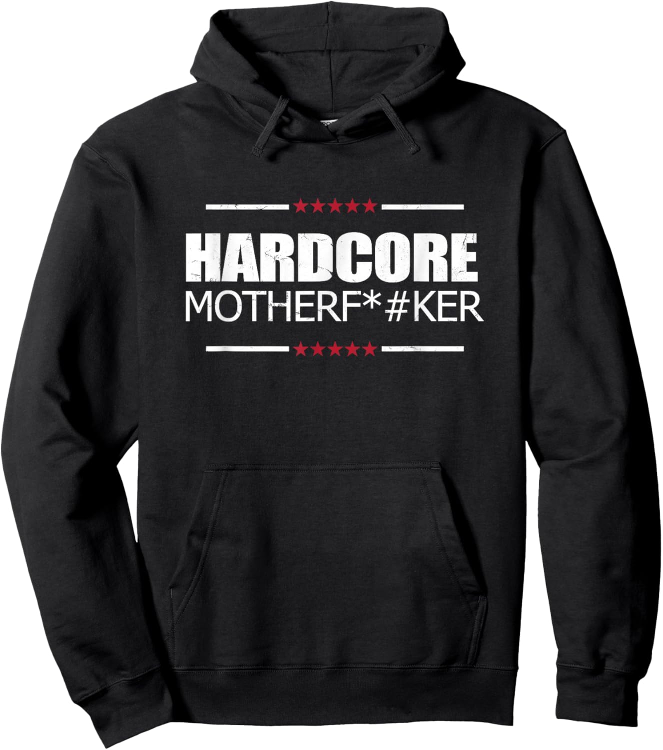 hardcore motherfucker funny RAVE nightclub Music DJs party Hoodie - Hoodie | Black