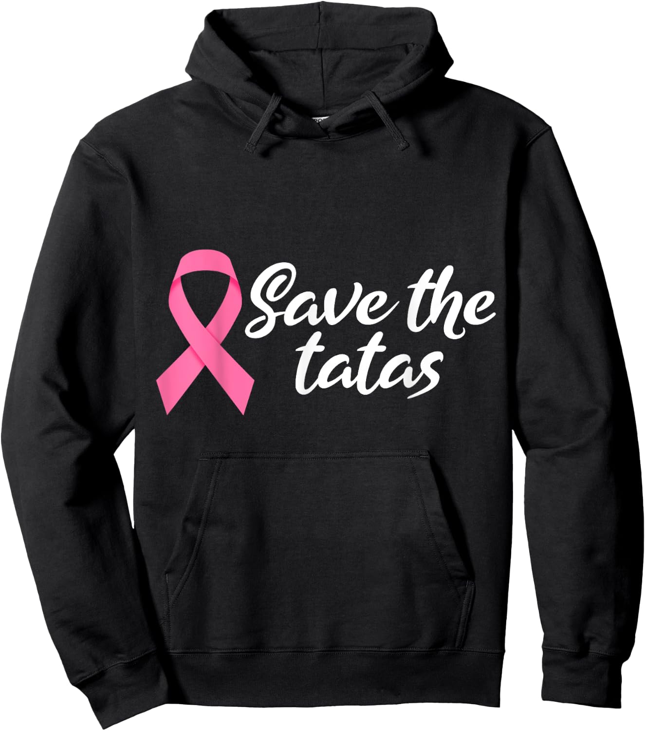 Save The Tatas Breast Cancer Awareness Hoodie - Hoodie | Black