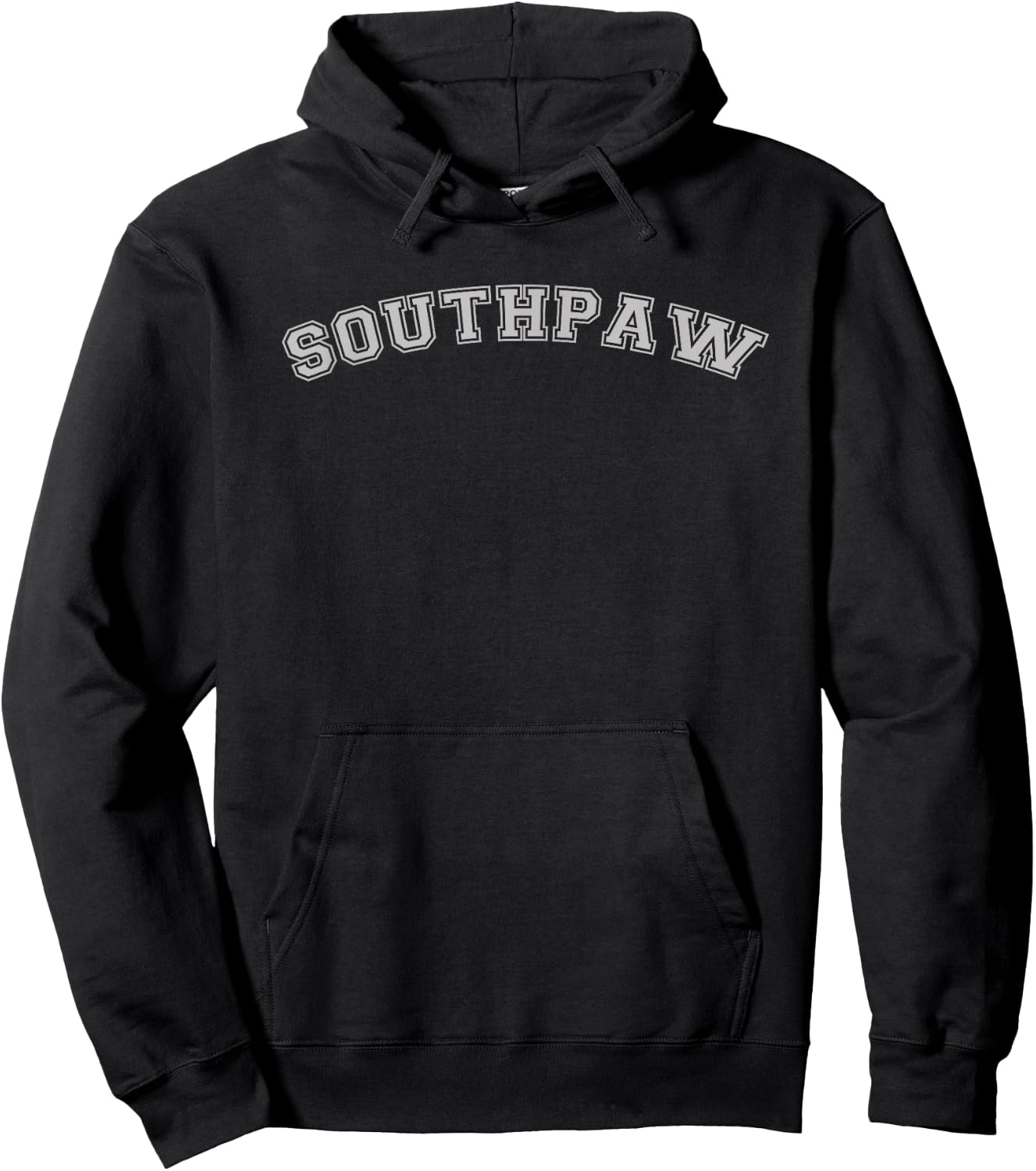 Southpaw Design for Lefty Fans - Baseball & Softball Hoodie - Hoodie | Black