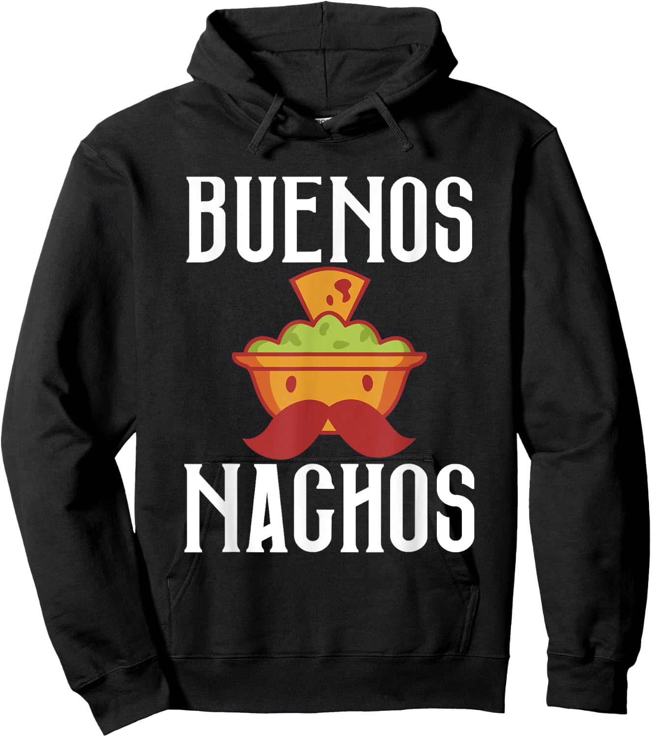 Buenos Nachos Snack Food Mexican Hoodie - Hoodie | Black