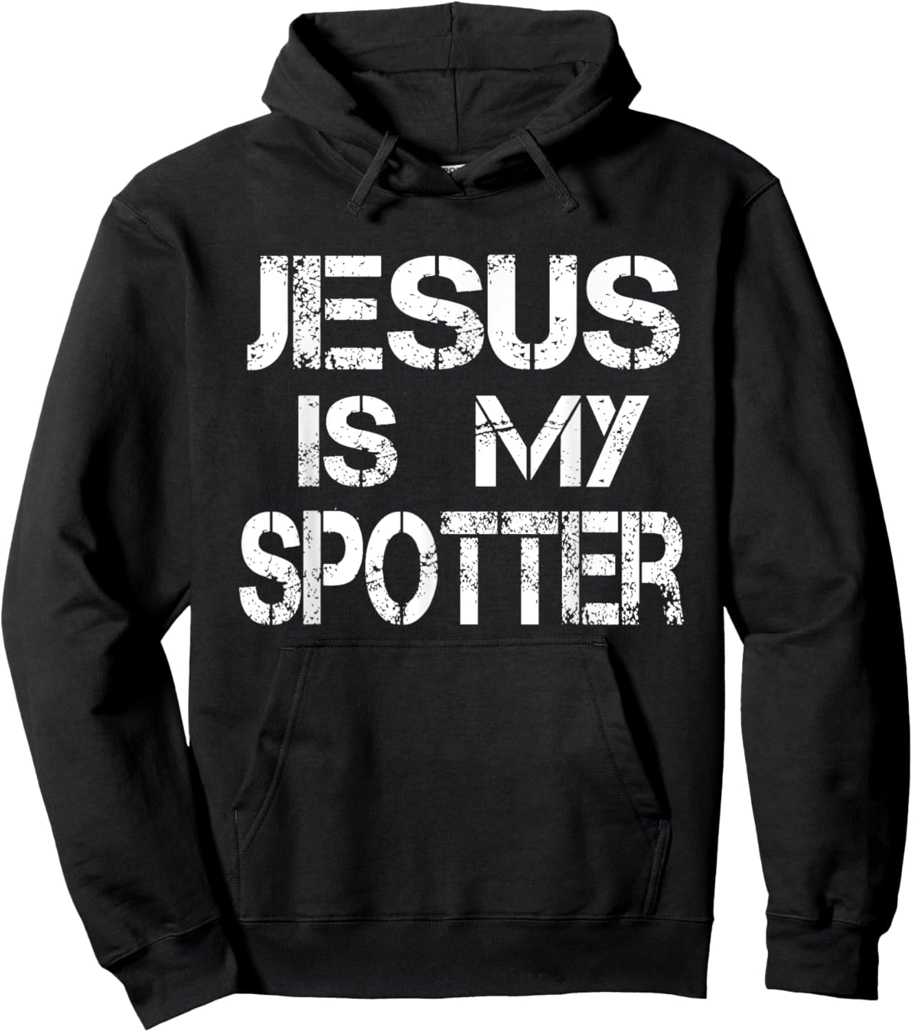 Jesus is my Spotter Hoodie - Hoodie | Black