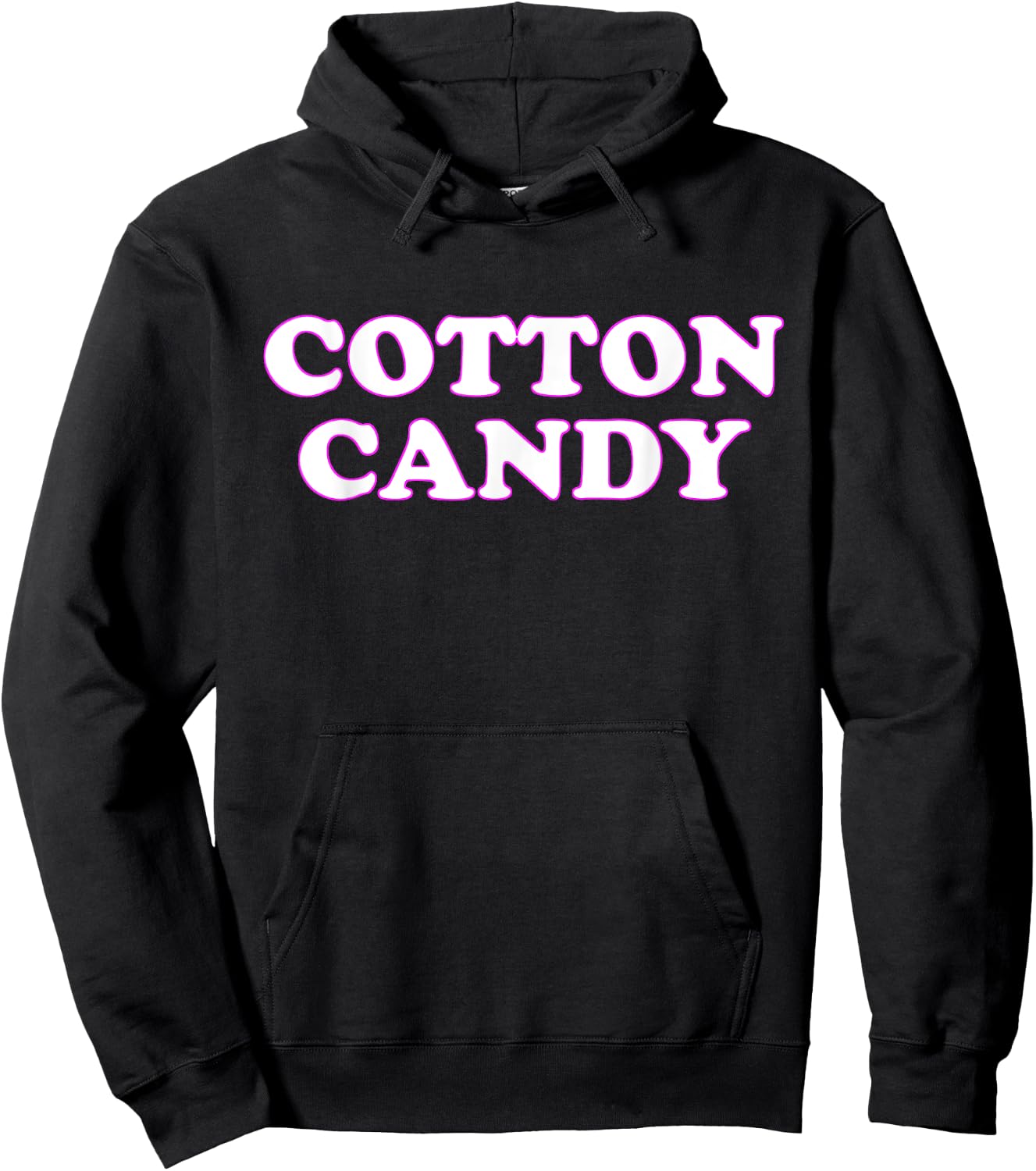 Cotton Candy Halloween Costume Pretend I'm Cotton Candy Hoodie - Hoodie | Black