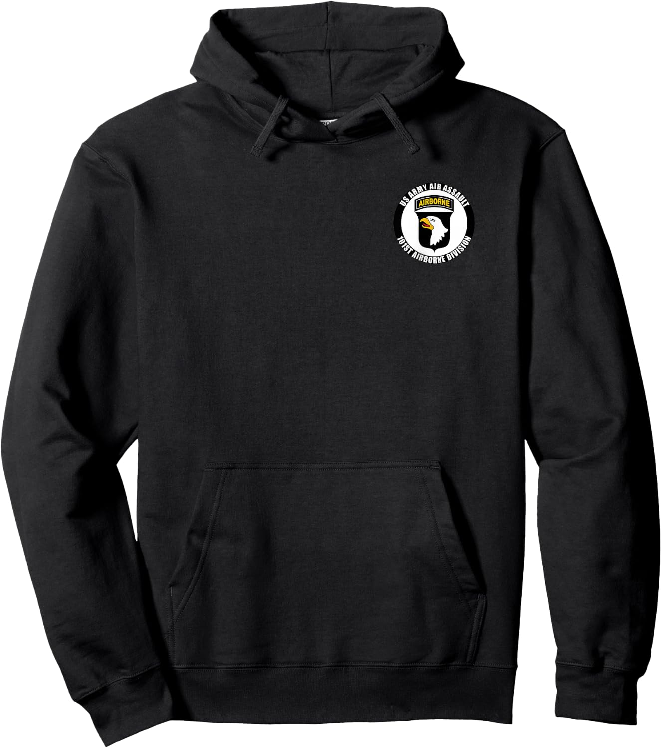 101st Airborne Division US Army Air Assault Military Veteran Hoodie - Hoodie | Black