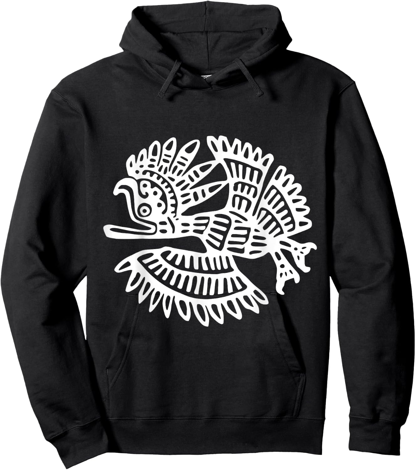 Aztec Maya Bird Symbol Hoodie - Hoodie | Black
