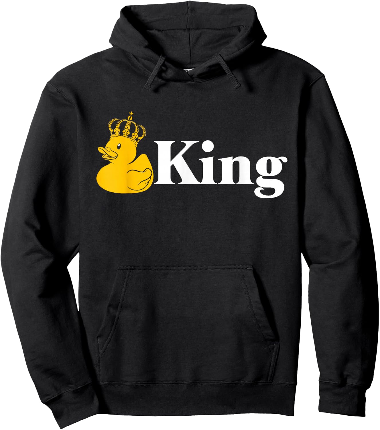 Rubber Duck Yellow Duck King Hoodie - Hoodie | Black