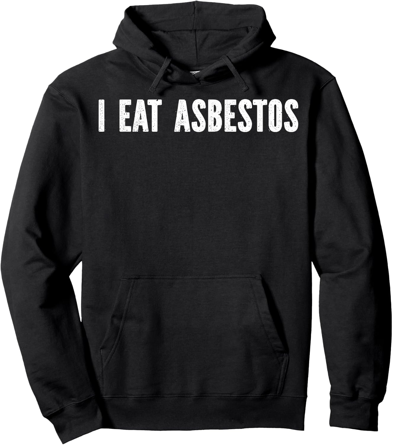 I Eat Asbestos -Adults , Black, Small Hoodie - Hoodie | Black