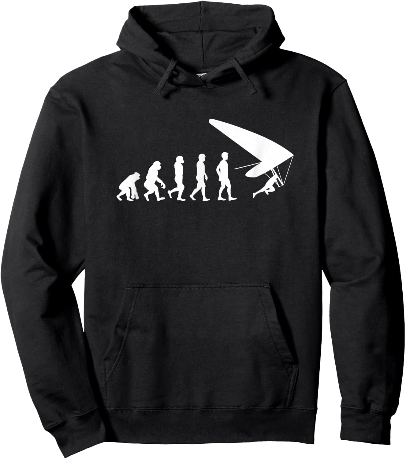 Funny Hang Gliding - Cool Glider Hoodie - Hoodie | Black