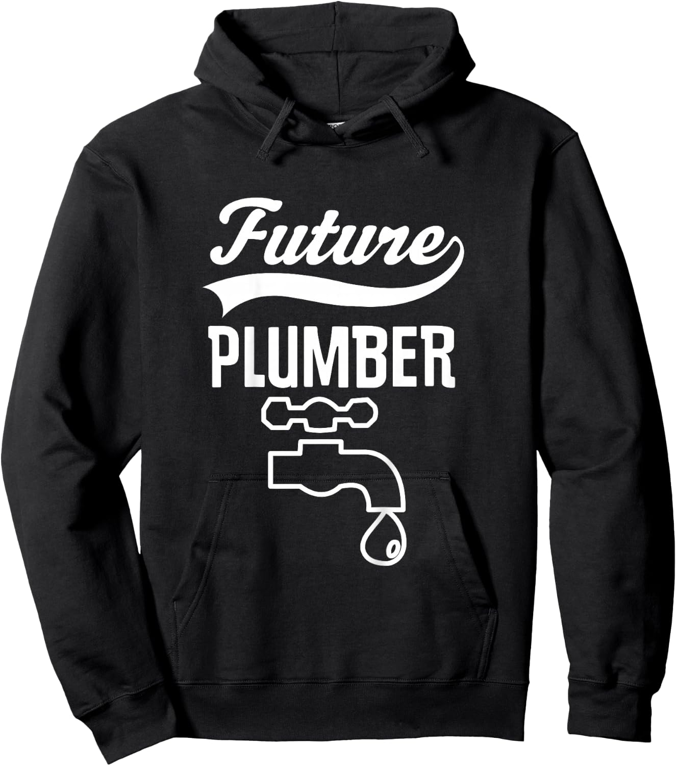 Kids Plumbing Gift Future Plumber Hoodie - Hoodie | Black