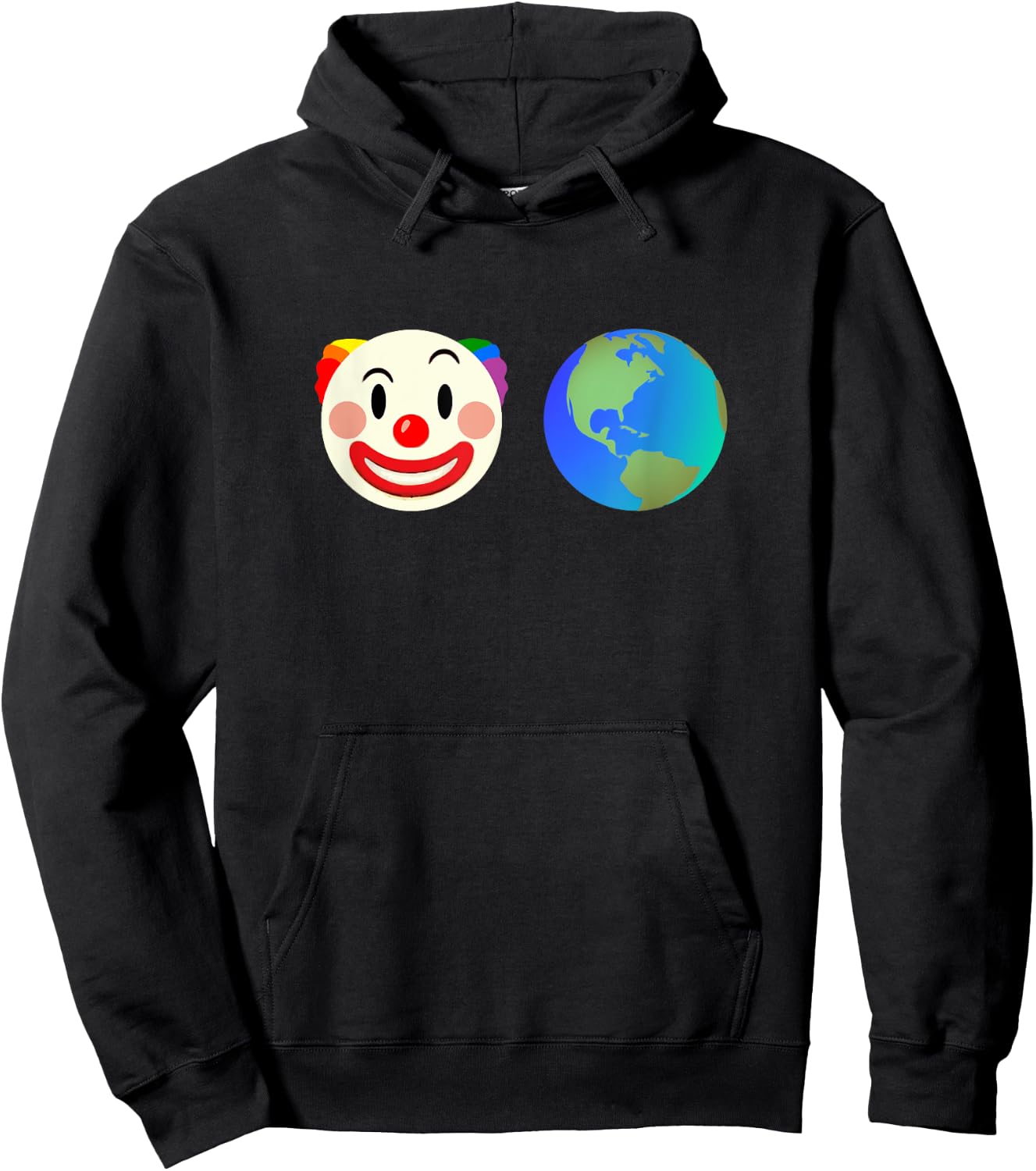 Clown World Design Honk Honk Small Hoodie - Hoodie | Black