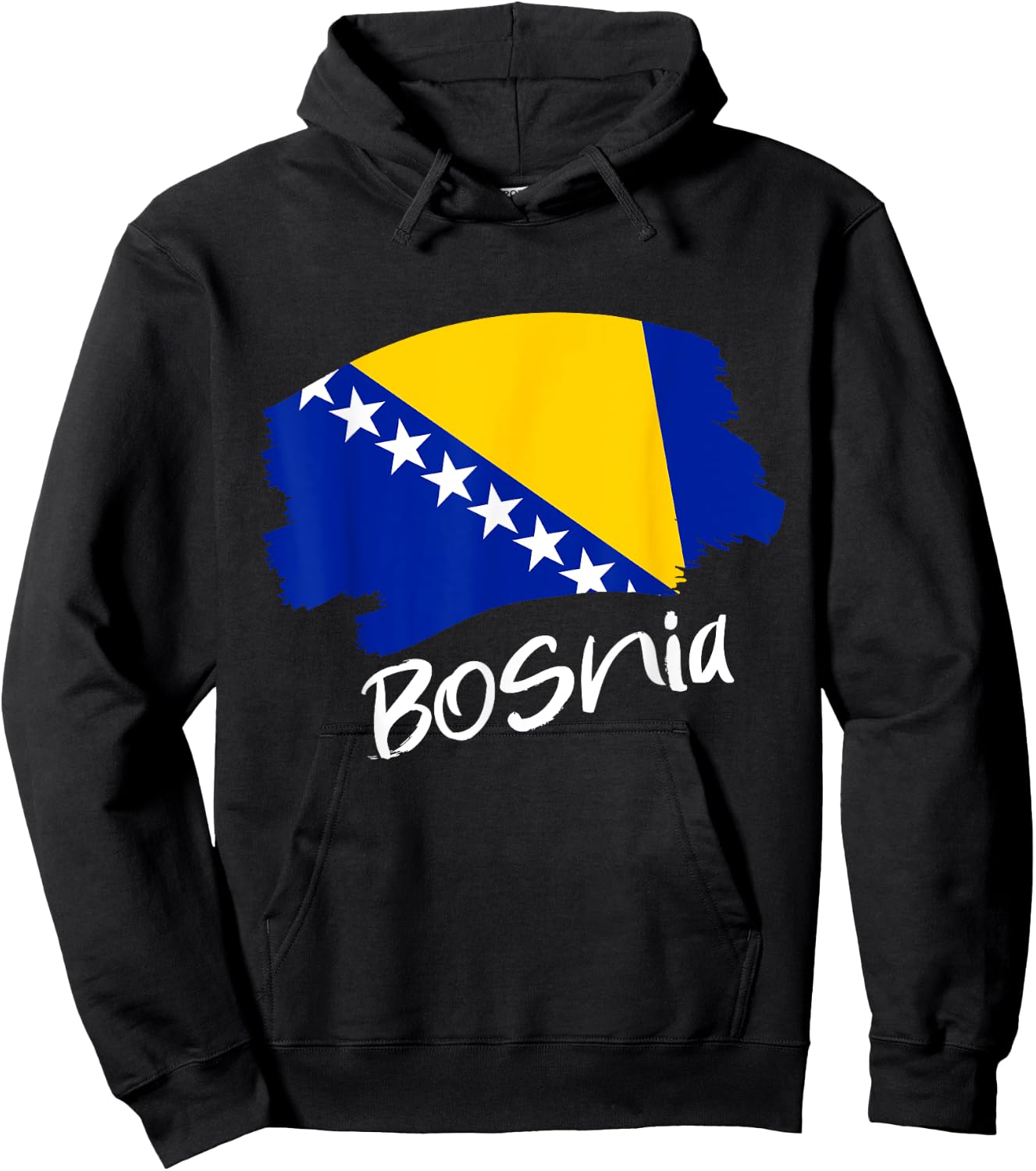 Bosnian Flag Bosnia and Herzegovina Hoodie - Hoodie | Black