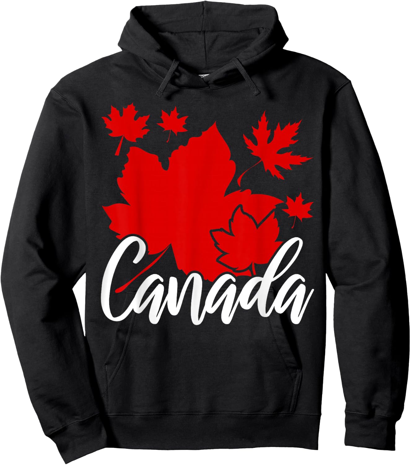 Canadian Maple Leaf Canadian Canada Hoodie - Hoodie | Black