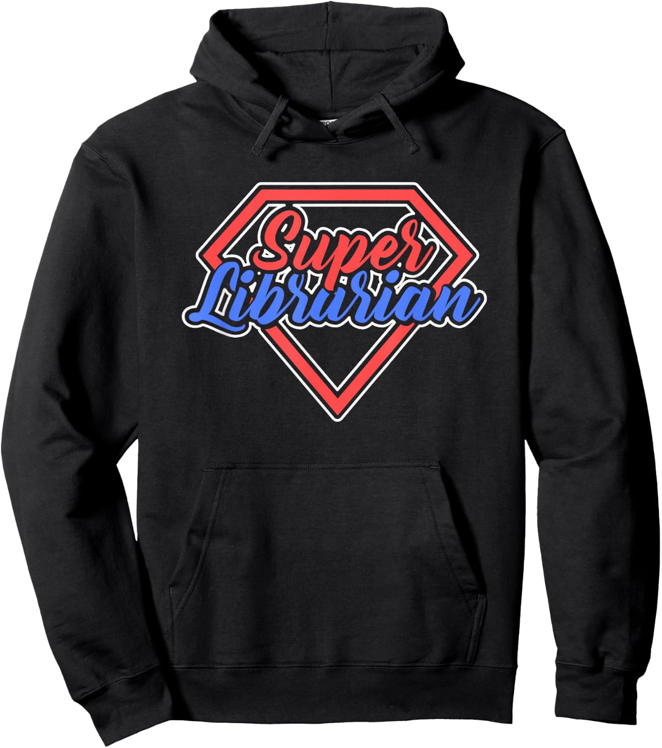 Cool Super Librarian Gift Librarians Hoodie - Hoodie | Black