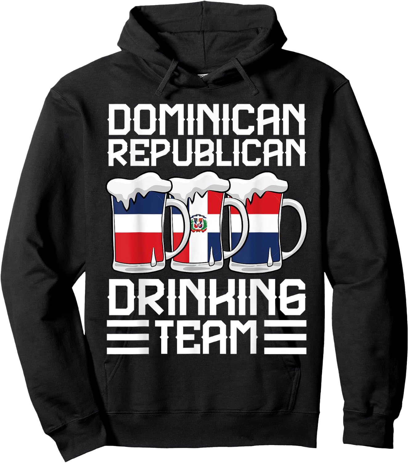 Dominican Republican Drinking Dominican Republic Hoodie - Hoodie | Black