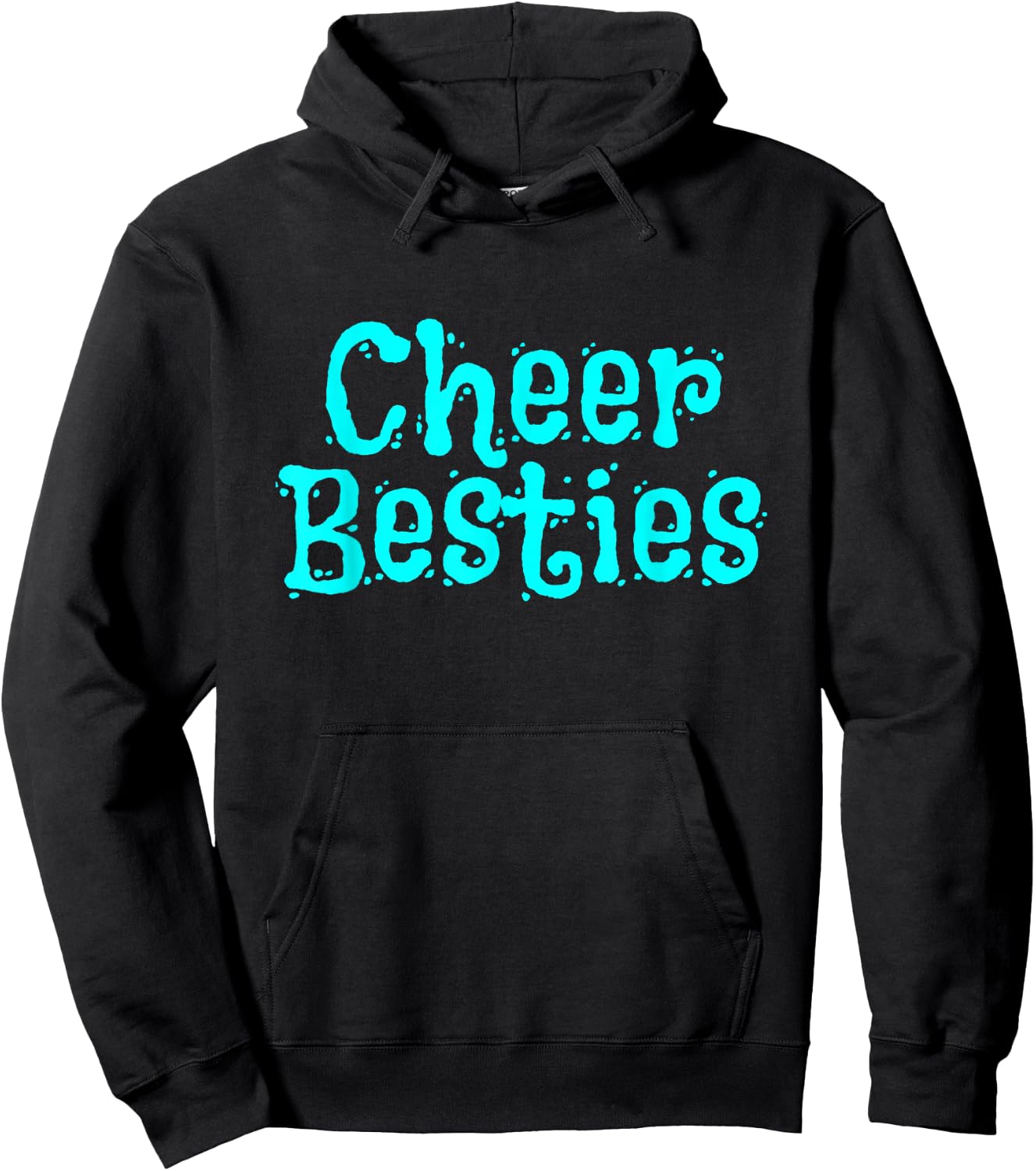 Best Cheer Friend Cheerleader Besties Hoodie - Hoodie | Black