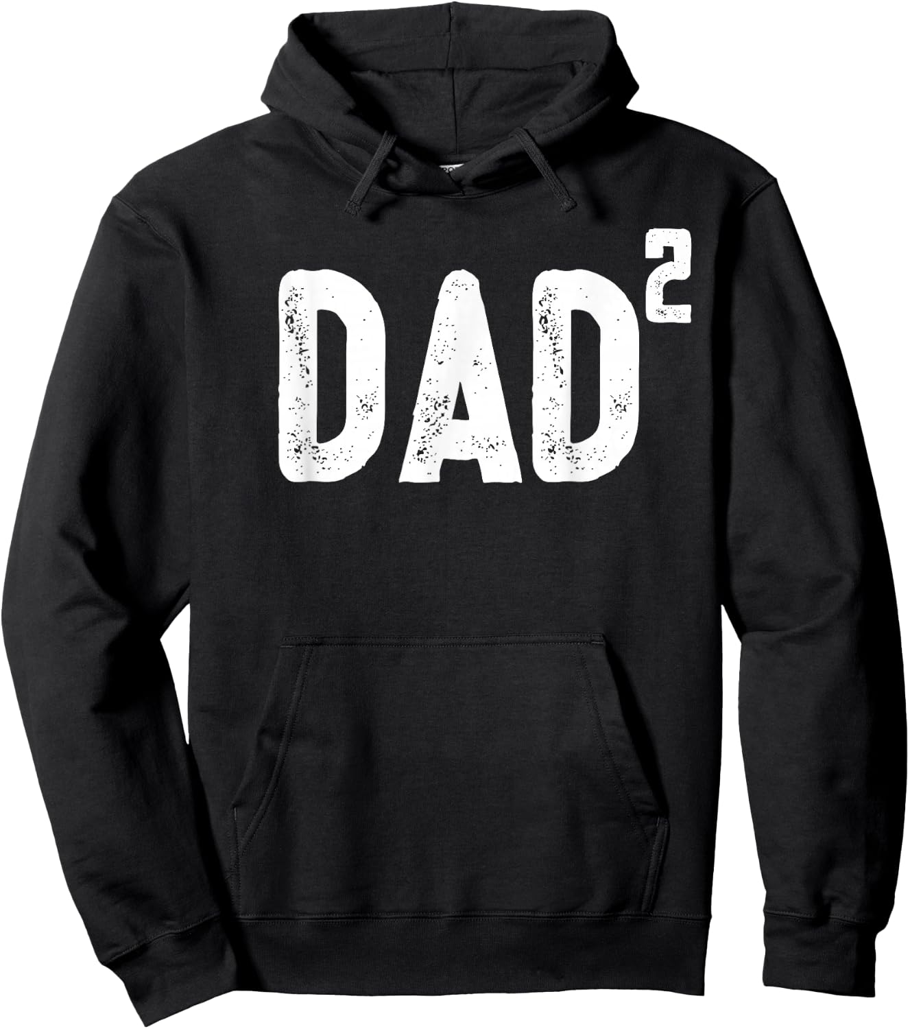 Dad to be of 2 kids - 2nd power squared shirt Hoodie - Hoodie | Black