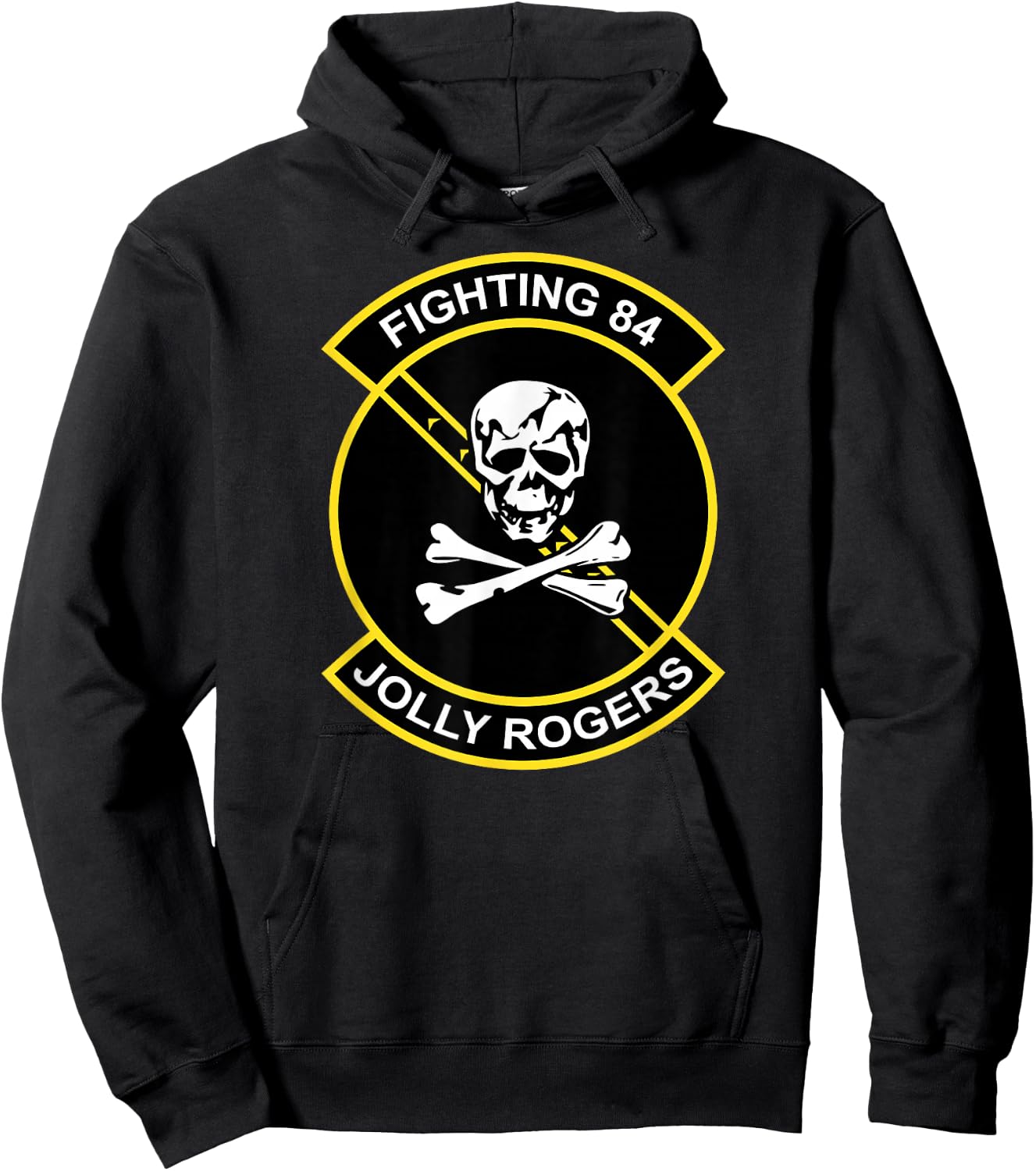 Fighting 84 Jolly Rogers Hoodie - Hoodie | Black