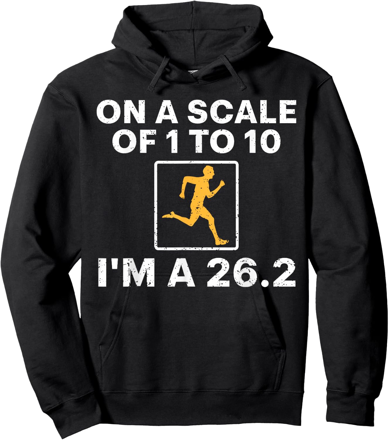 Funny Marathon Art Men Women Marathon Finisher Marathoner Hoodie - Hoodie | Black