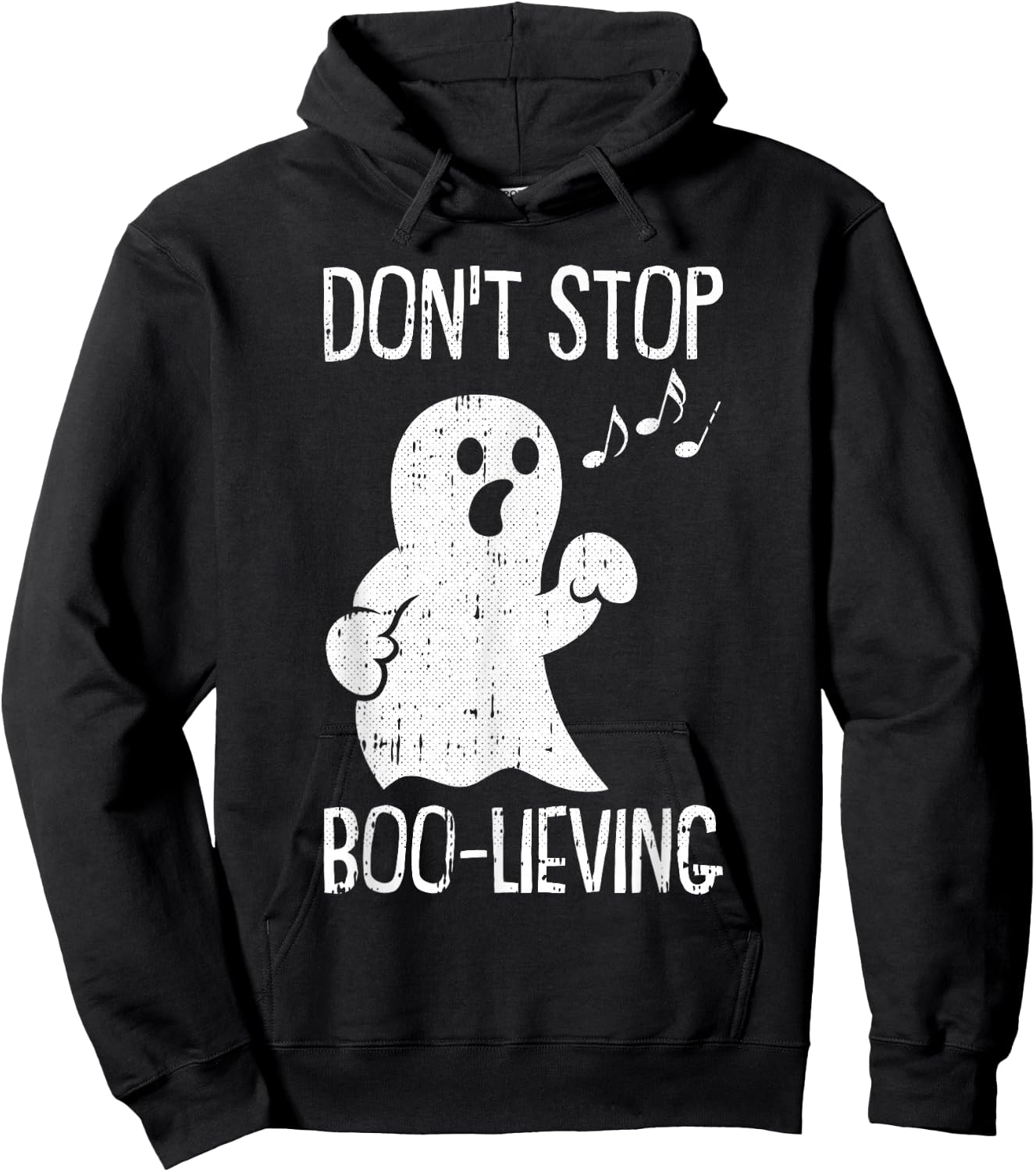 Ghost Boo Lazy Halloween Costume Funny Pun Ghoul Spirit Hoodie - Hoodie | Black