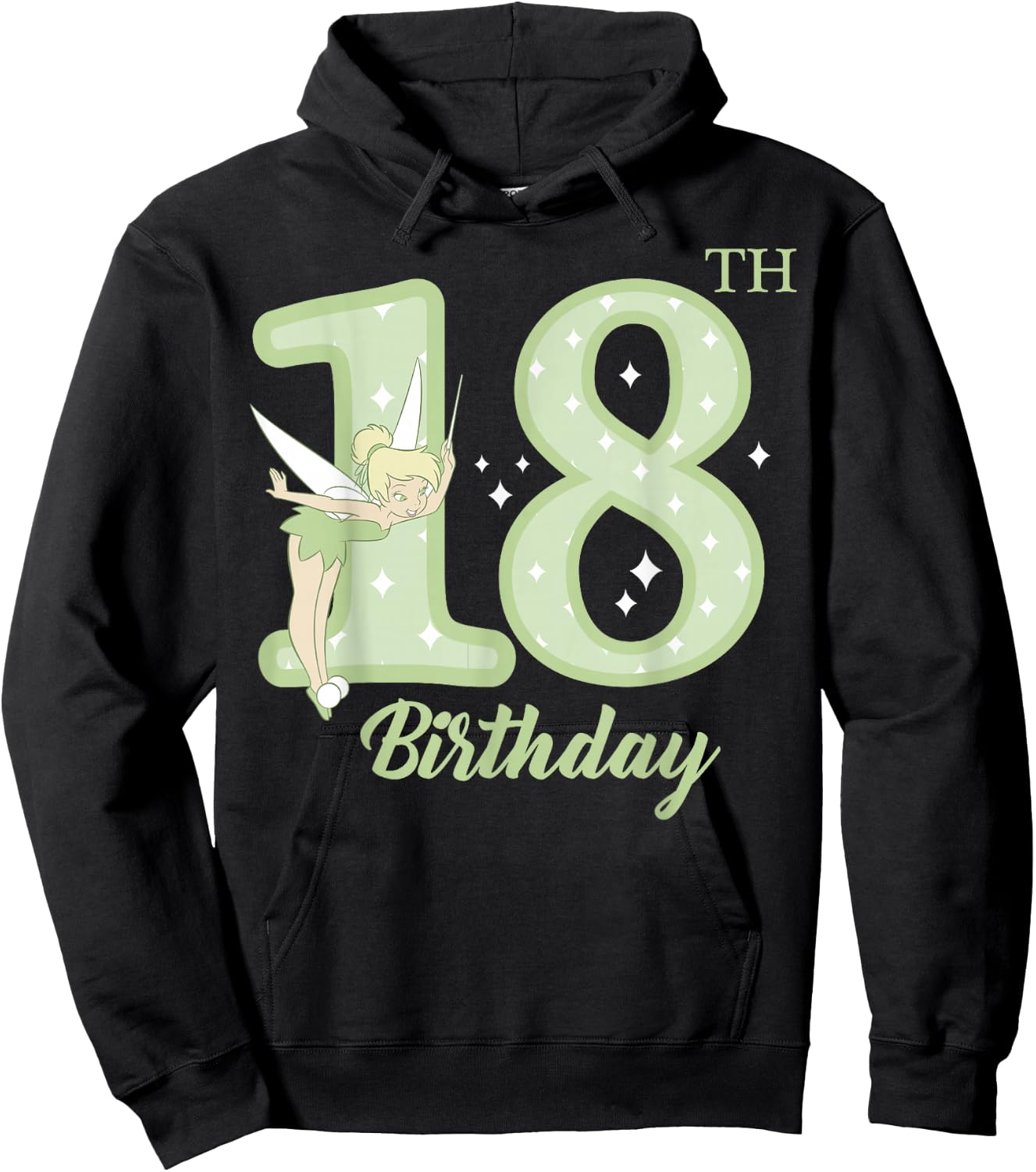 Disney Peter Pan 18th Birthday Tinkerbell Portrait Hoodie - Hoodie | Black