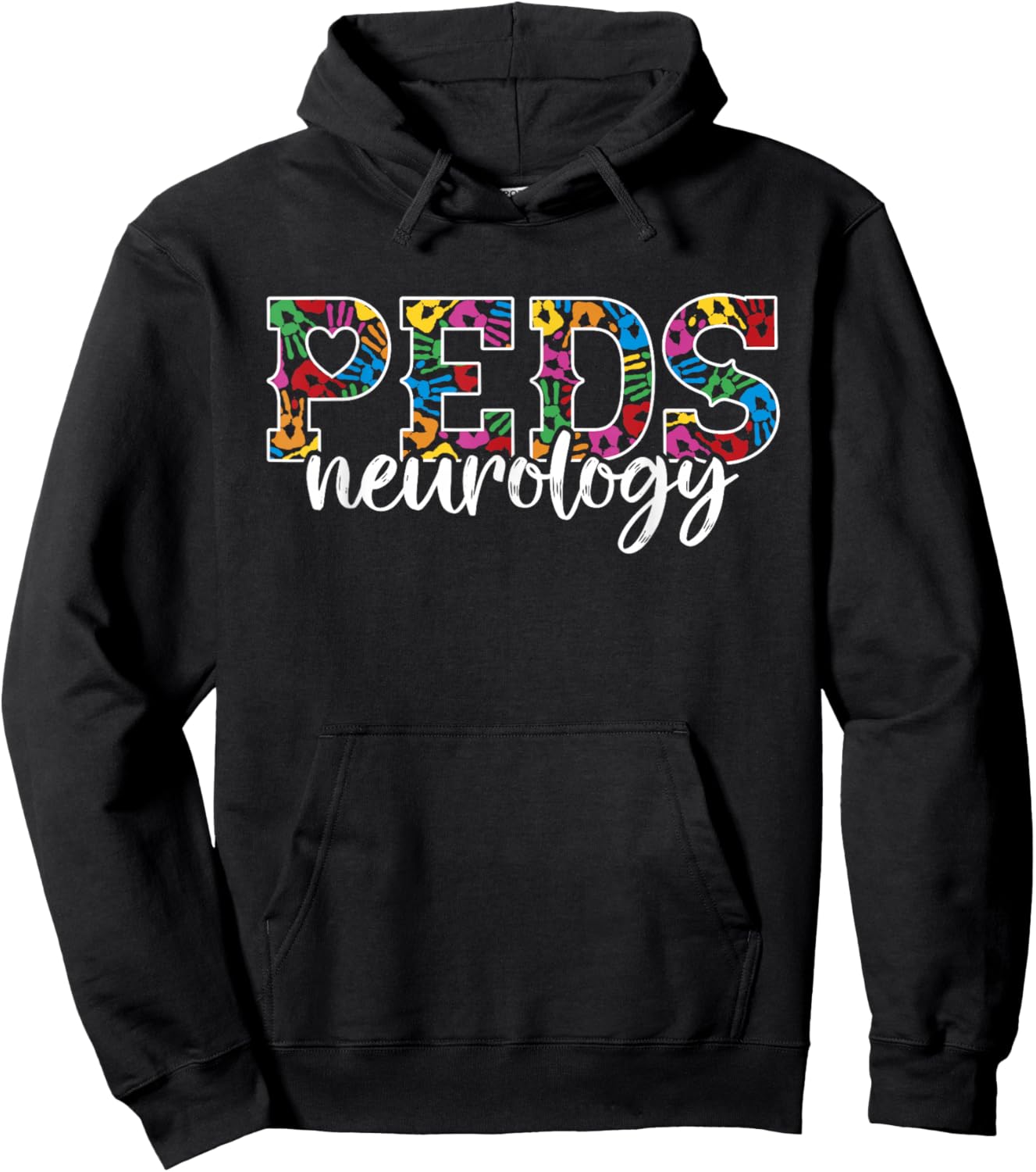 PEDS Neurology Doctor Pediatrician- RN Pediatric Neuro Nurse Hoodie - Hoodie | Black