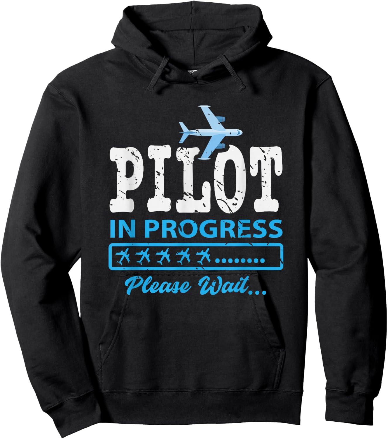 Airport Aeroplane Gift Future Pilot Hoodie - Hoodie | Black
