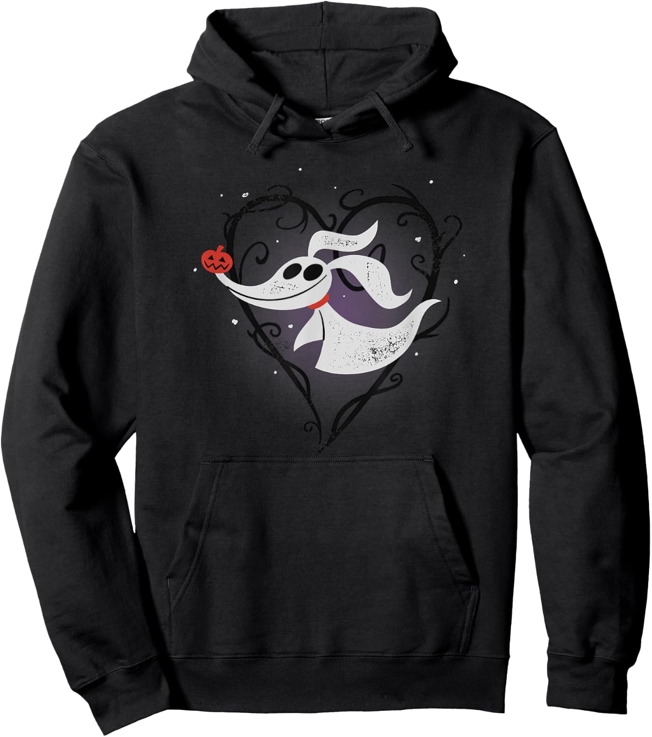 Disney The Nightmare Before Christmas Zero Thorny Heart Hoodie - Hoodie | Black