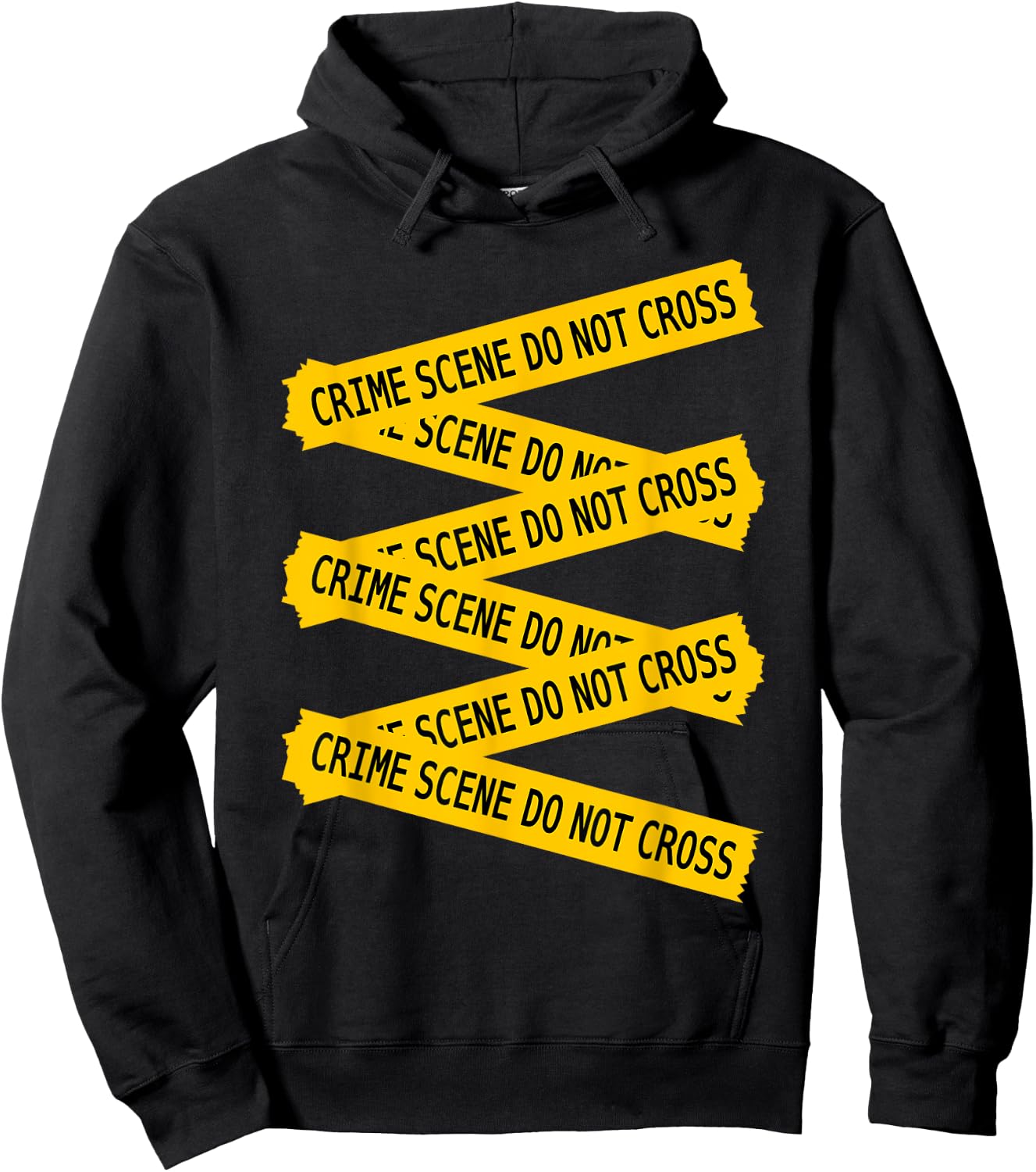 Forensic Science Crime Scene Do Not Cross Forensics Hoodie - Hoodie | Black
