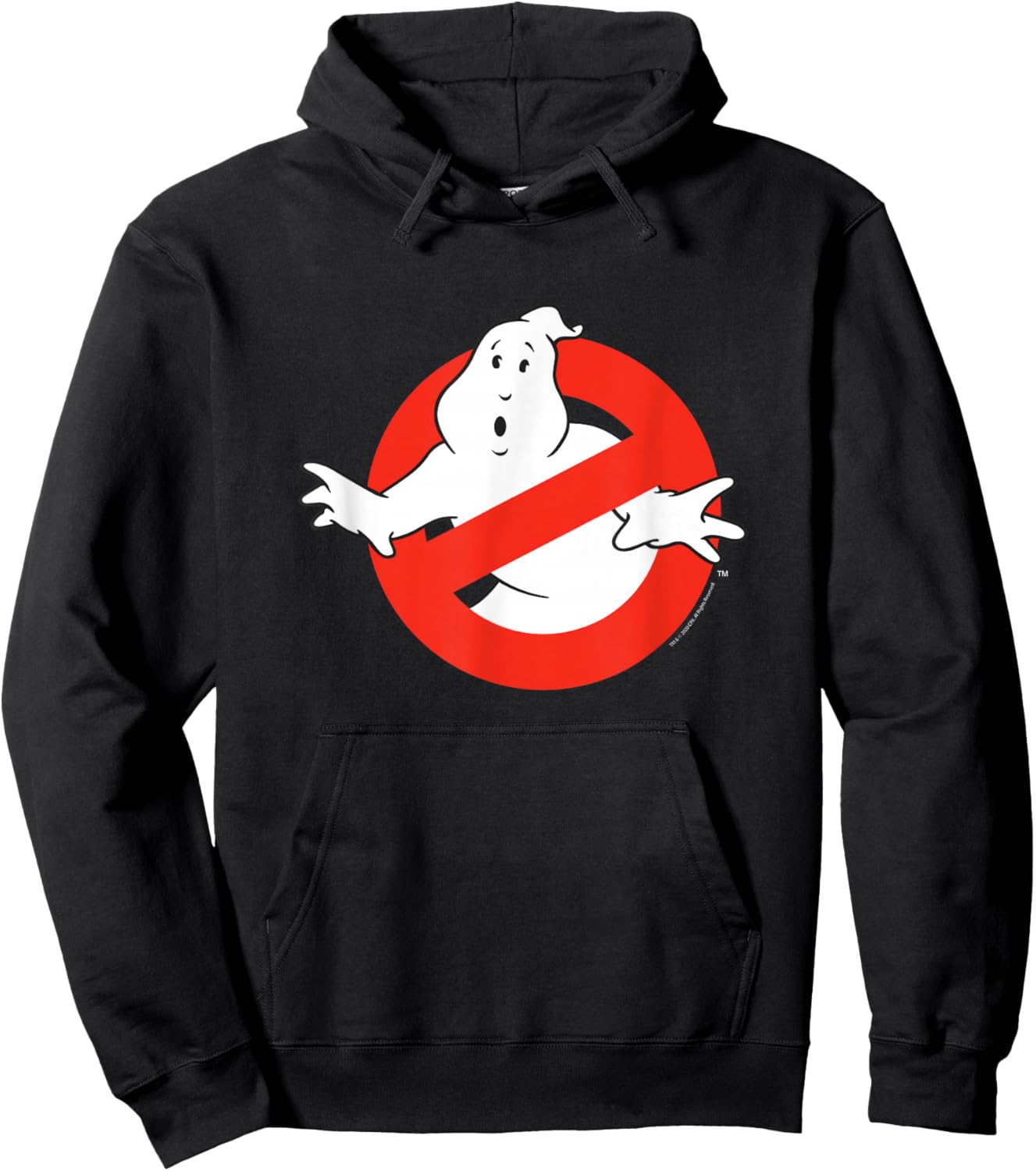 Ghostbusters Original No Ghost Logo Funny Retro Movie Hoodie - Hoodie | Black
