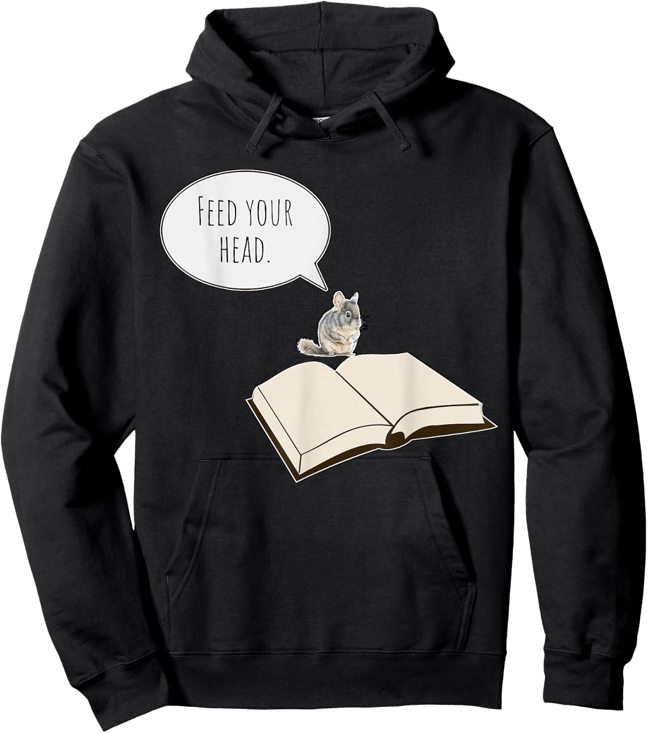 Remember What The Door Mouse Said Feed Your Head With Books Hoodie - Hoodie | Black